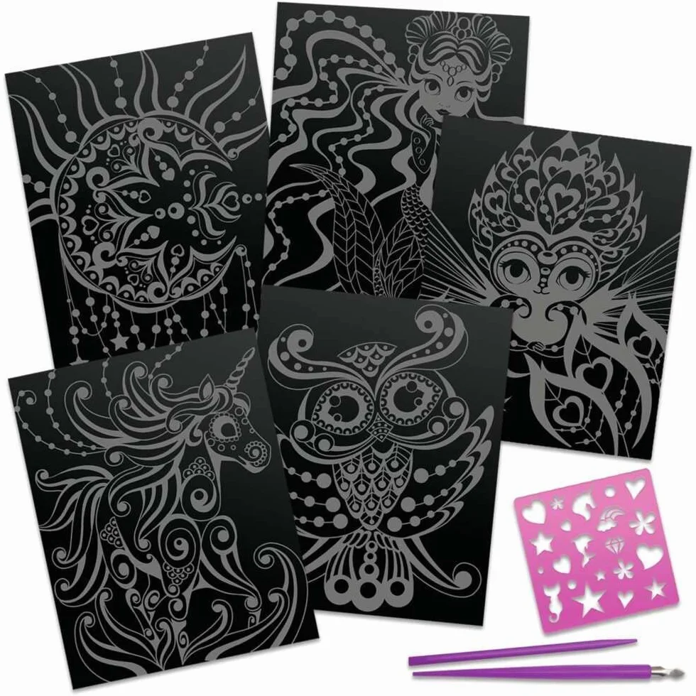 Nebulous Stars Scratch and Sketch Art Kit