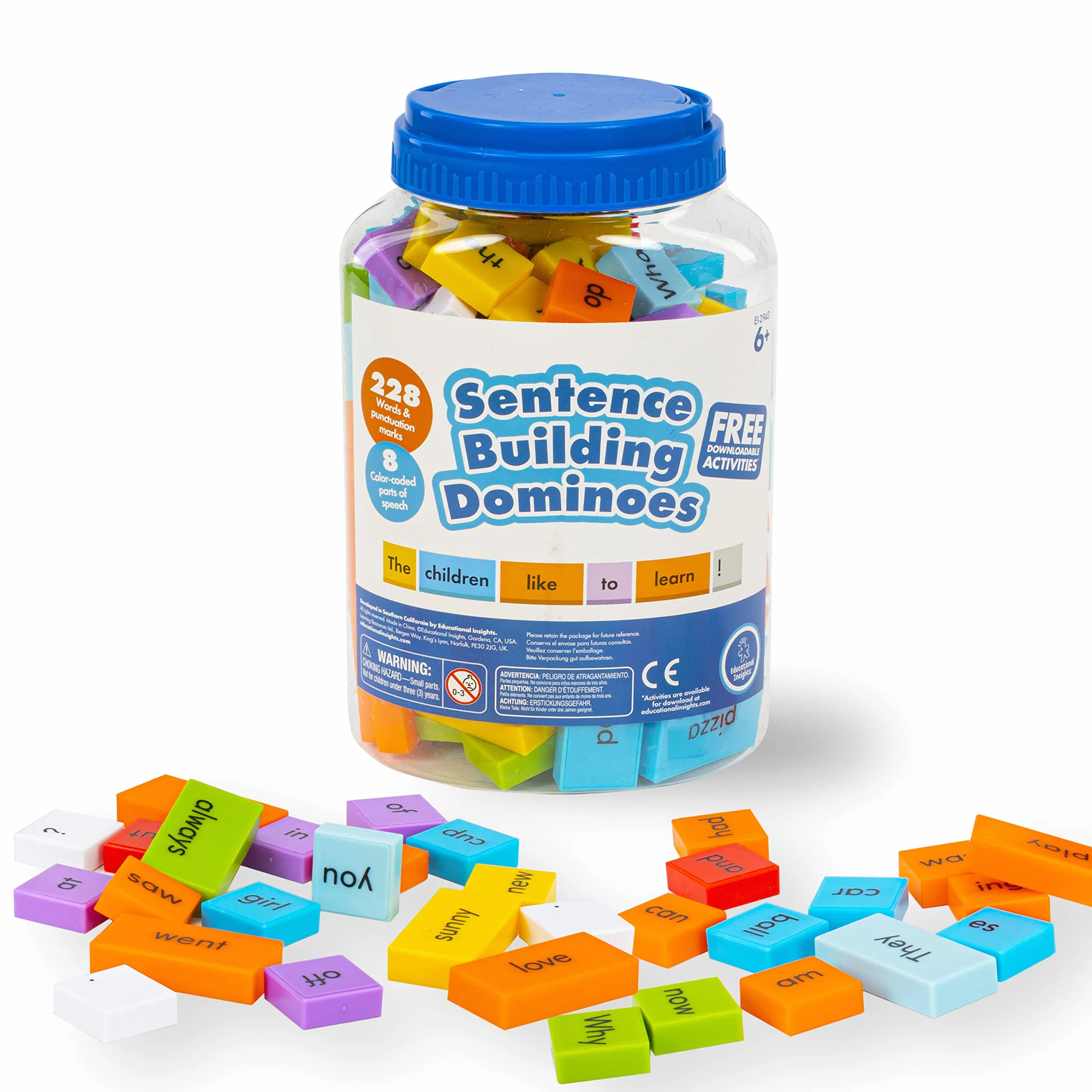 Learning Resources Zdanie Budynek Dominoes 144-Kawalek Zestaw