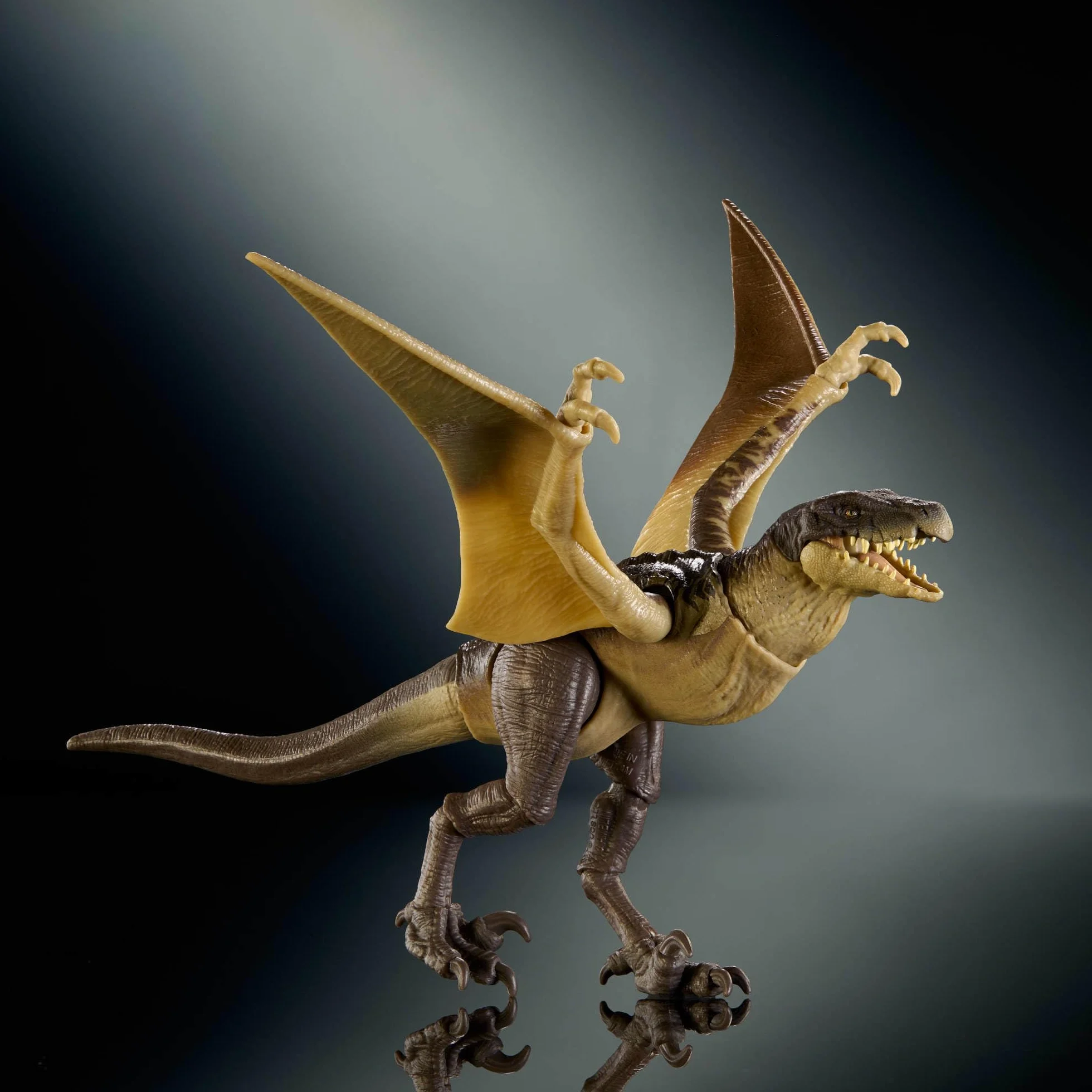 Mattel Jurassic World Kolekcja Hammonda Mutadon Dinozaur Figurka premium, realistyczne oczy, ruchome punkty i dodatkowe skrzydła, zabawka dla dzieci 8+, fanów i kolekcjonerów, JKM90
