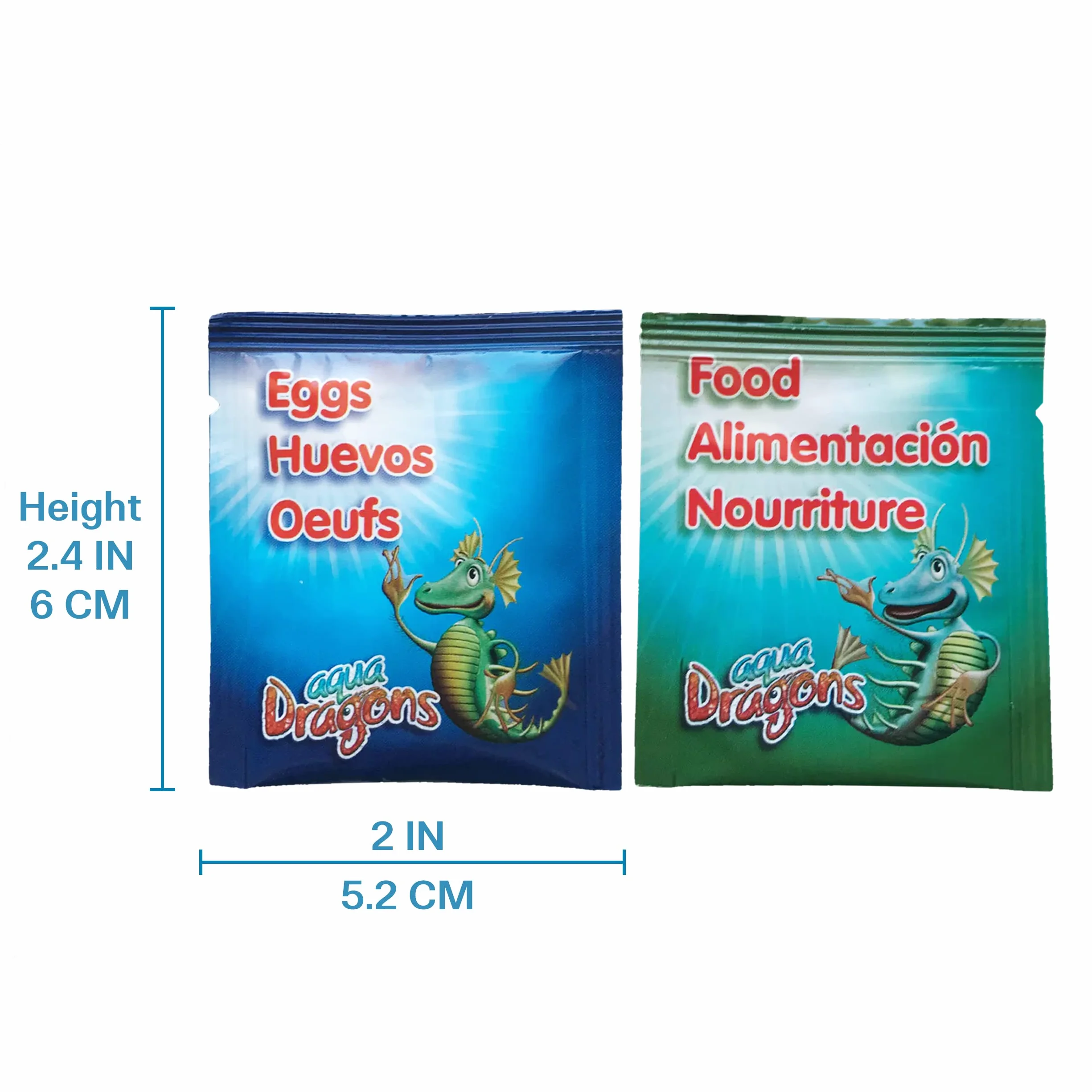 Aqua Dragon Starter Kit, wykluwa się i hoduje podwodne zwierzęta domowe, zabawka edukacyjna Stem z jajkami i karmą dla zwierząt, opakowanie 1 szt