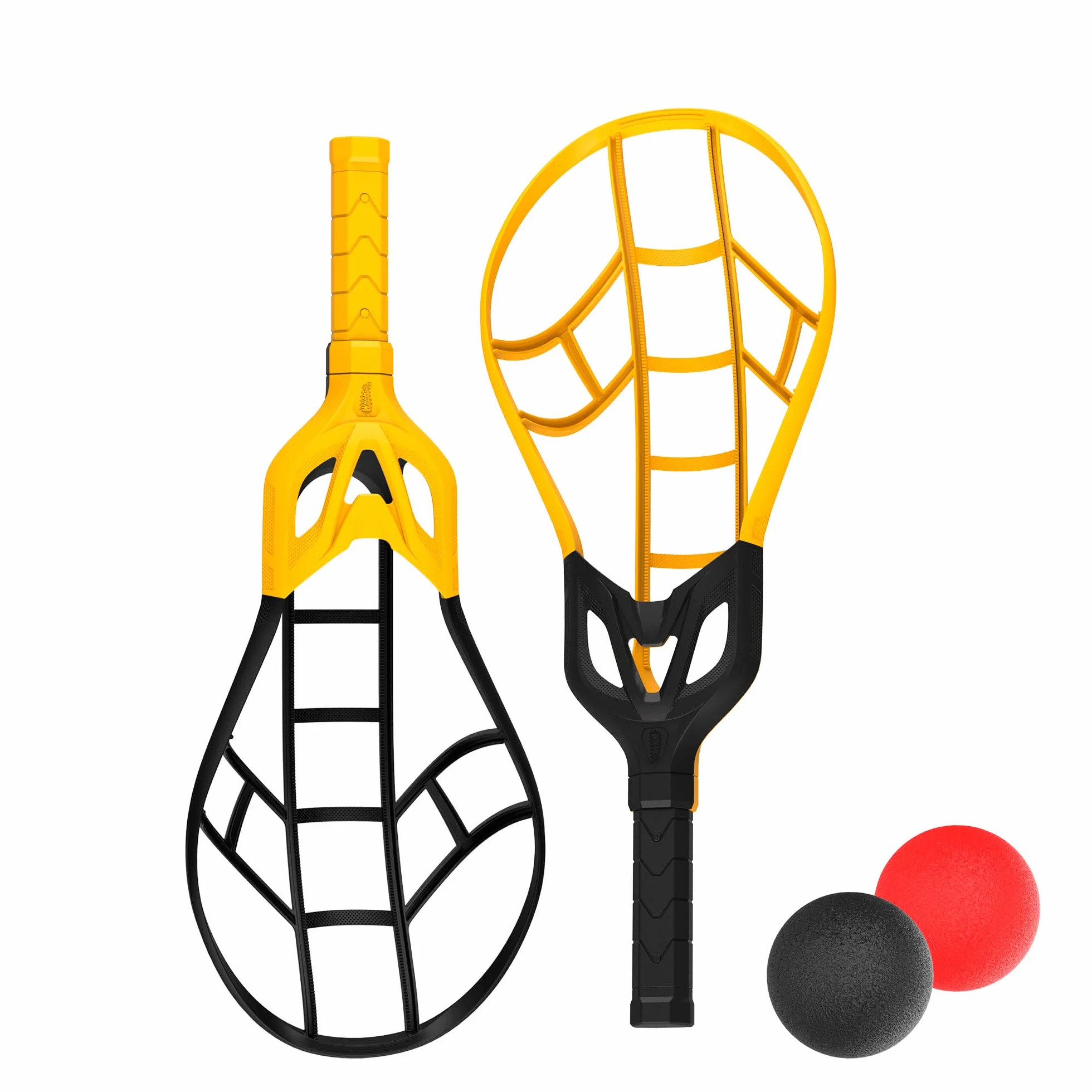 COLORBABY 47016 - Wham-O zestaw rakiet Trac-Ball z 2 piłkami do zabawy, oryginalna i zabawna gra w piłkę, zestaw dwóch, zabawki outdoorowe, letnie zabawki