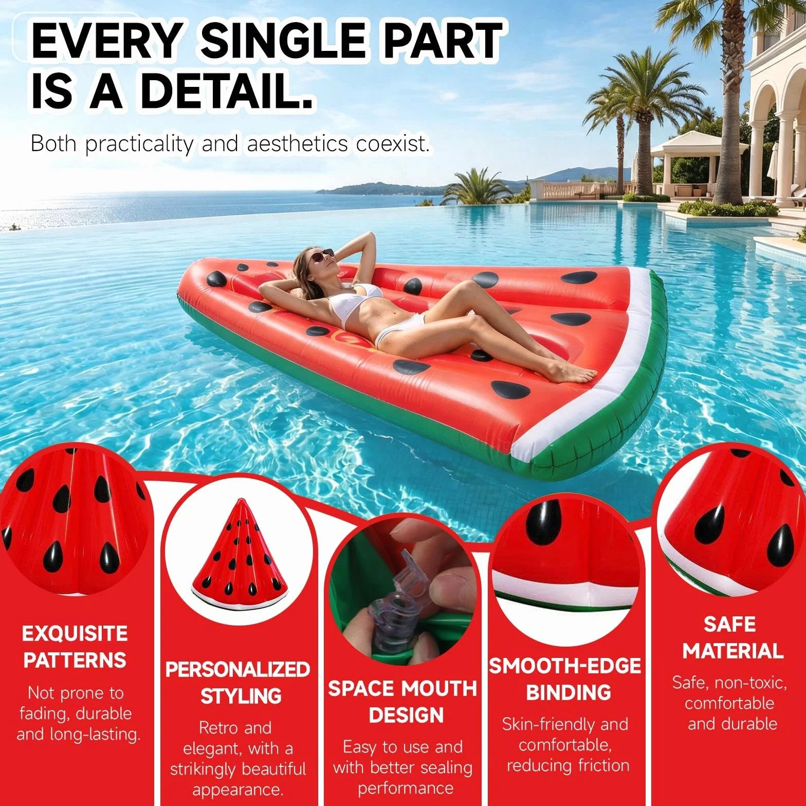 Materac dmuchany, basen dla dorosłych, nadmuchiwany materac dmuchany, basen na plażę, dla dorosłych, dzieci, na lato, na imprezę, akcesoria do wody na lato, zabawka do wody