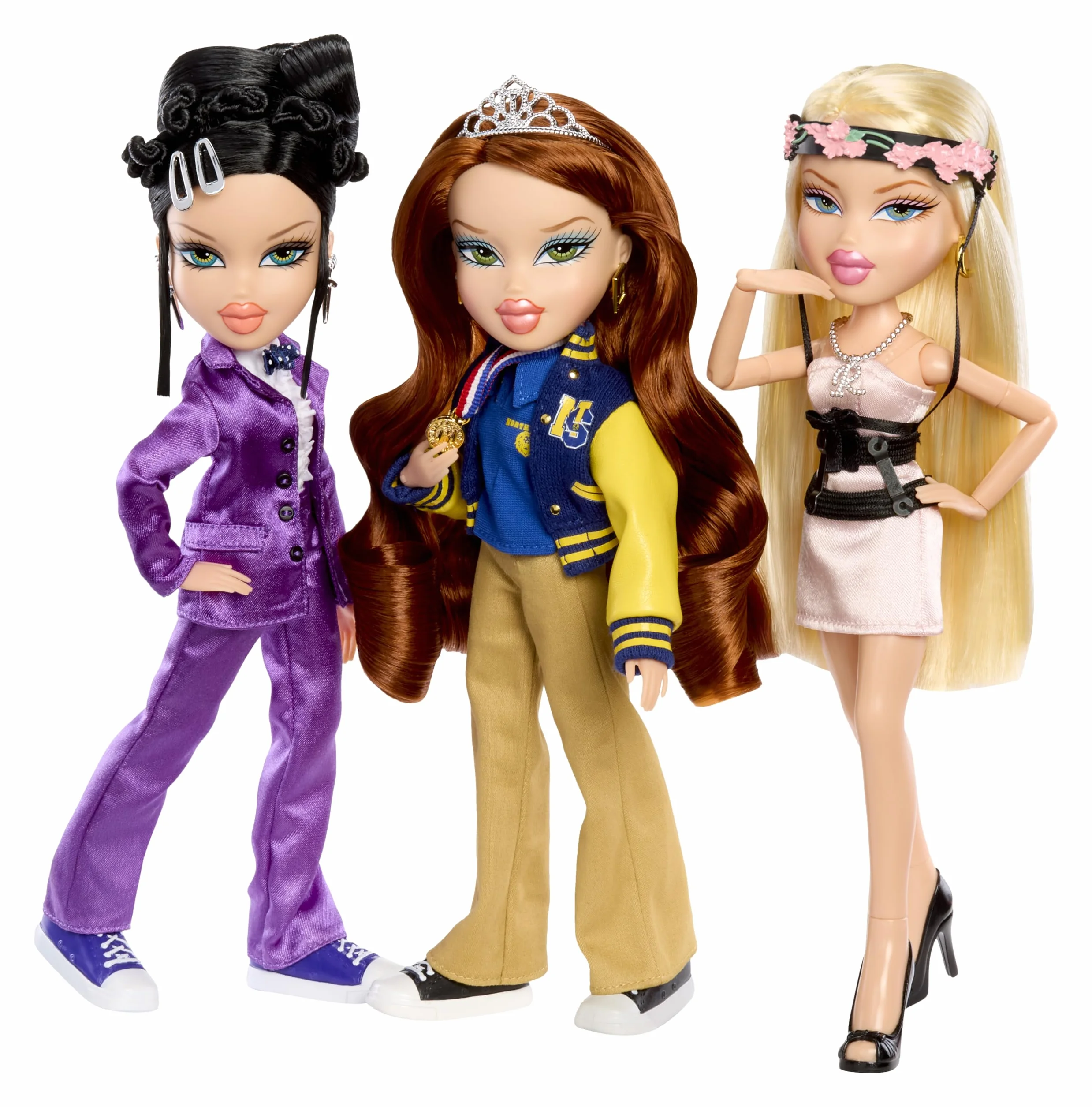 Bratz x Mean Girls Spring Fling Doll Regina– Kolekcjonerska Modna Lalka z Dwiema Stylizacjami, Różową Satynową Sukienką i Akcesoriami Inspirowanymi Filmem