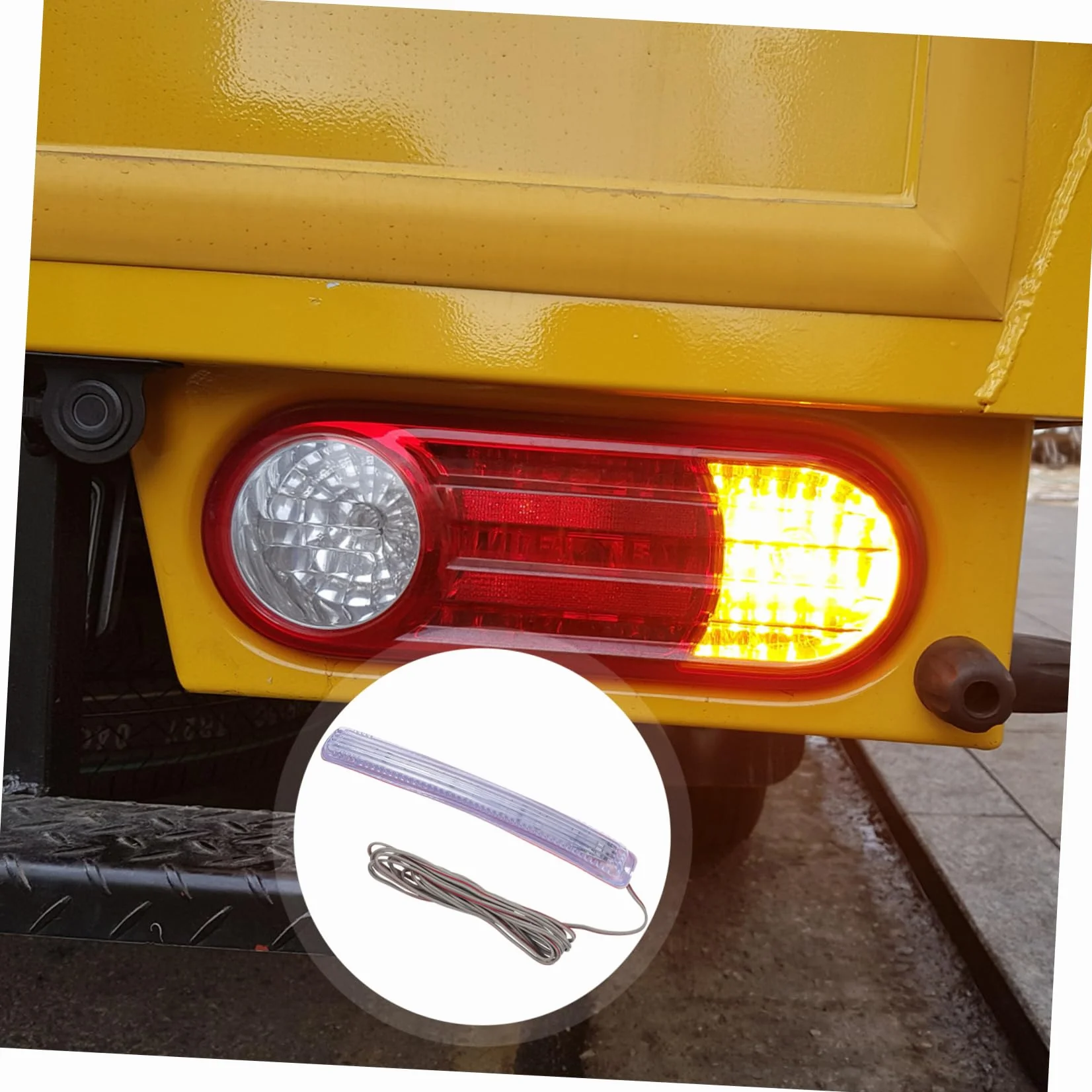 Vaguelly Led Do Tylnych Świateł Samochodowych Led Do Lusterka Wstecznego Uniwersalna Żółta Odporna Wysoką Temperaturę Wodoodporna Niski Pobór Mocy