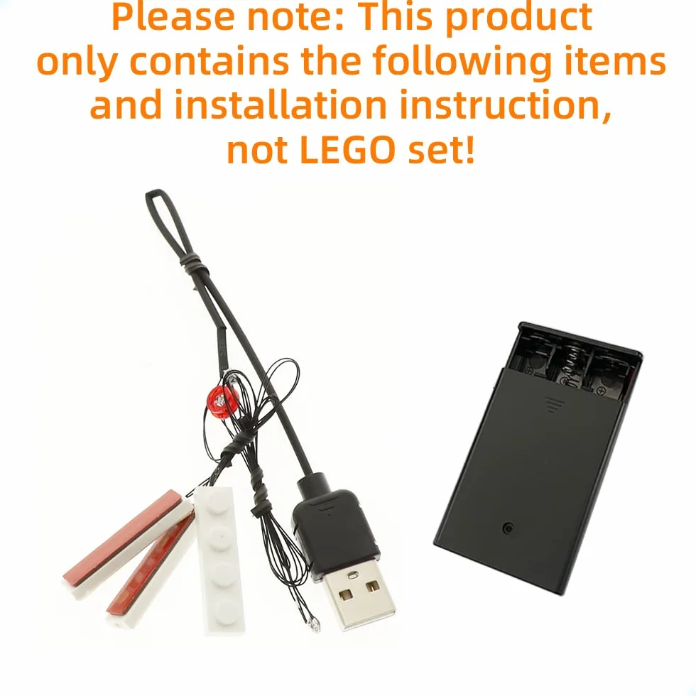 GEAMENT Oświetlenie LED Kompatybilne z LEGO Hełm dowódcy klonów Cody’ego™ 75350 Model do Składania Klocków (Zestaw Modeli Niezawarty)