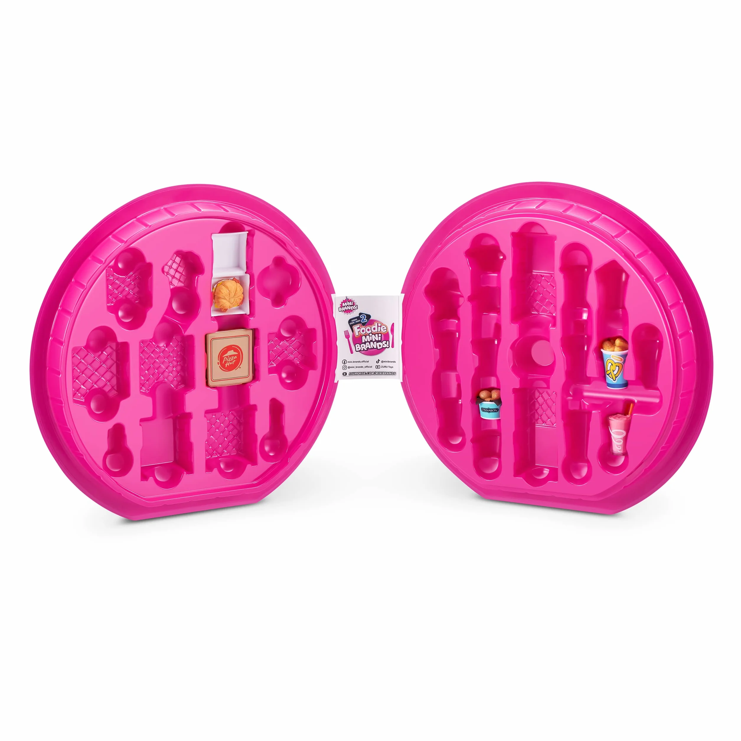Mini Brands Etui kolekcjonerskie Foodie Series 2 firmy Zuru, Store & Display 30 minis (zawiera 5 minis Mystery Foodie)