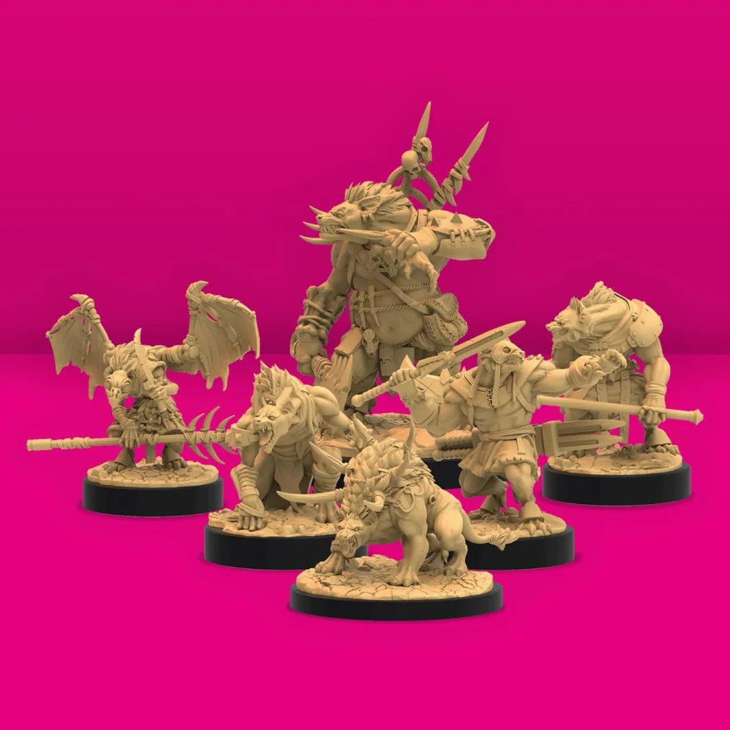Steamforged Games | Epic Encounters: Savannah of the Gnoll Pack | Zestaw spotkania z gnoll pack i zawartoscia przygodowa | 2+ Graczy | 120-360 Minut | Gra w języku angielskim