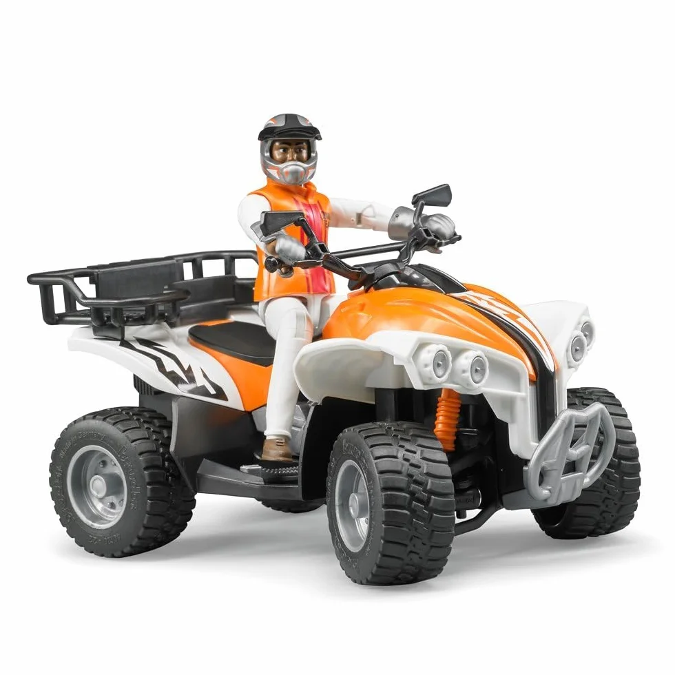 bruder 63000 - Quad z kierowcą, figurka, pojazd, pojazd terenowy