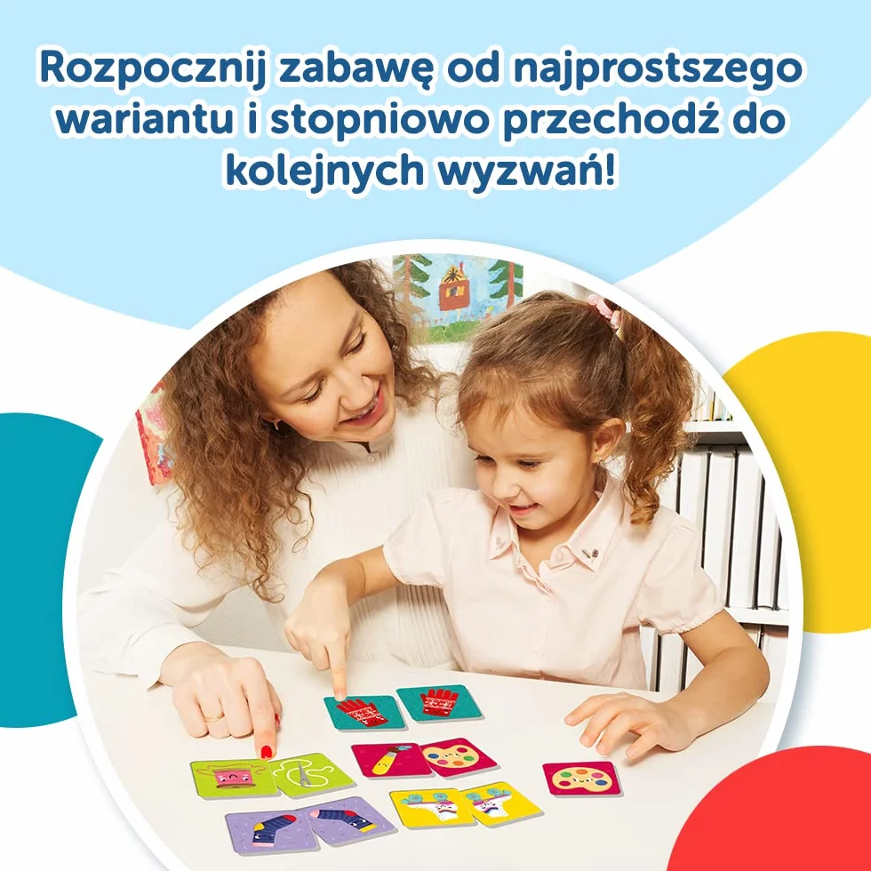 Trefl - Memos Classic & Plus, Ruch i dźwięk - Edukacyjna Gra Pamięciowa dla Maluchów, Odnajdywanie Par Obrazków, Naśladowanie Dźwięków i Ruchów, Różne Warianty Zabawy, Gra Memory dla Dzieci od 3 lat