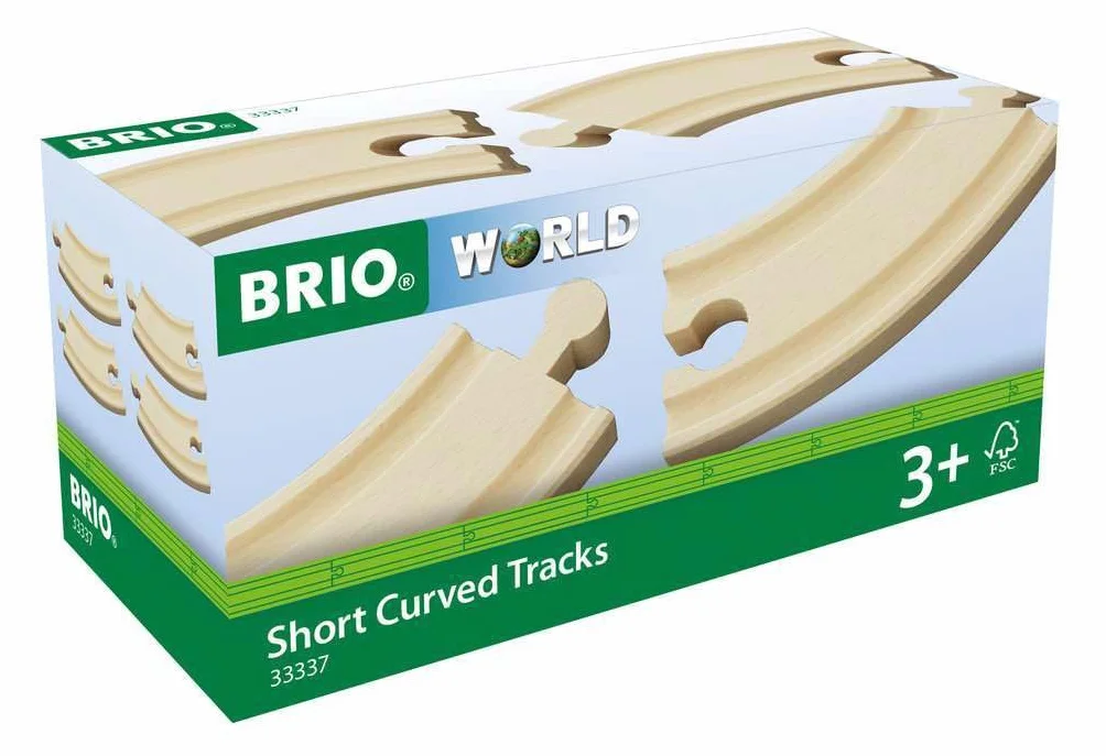 Brio 63333700 Krótkie Zakręty (63333700) Bezpieczna Zabawka Dla Dzieci Powyżej 3 Lat