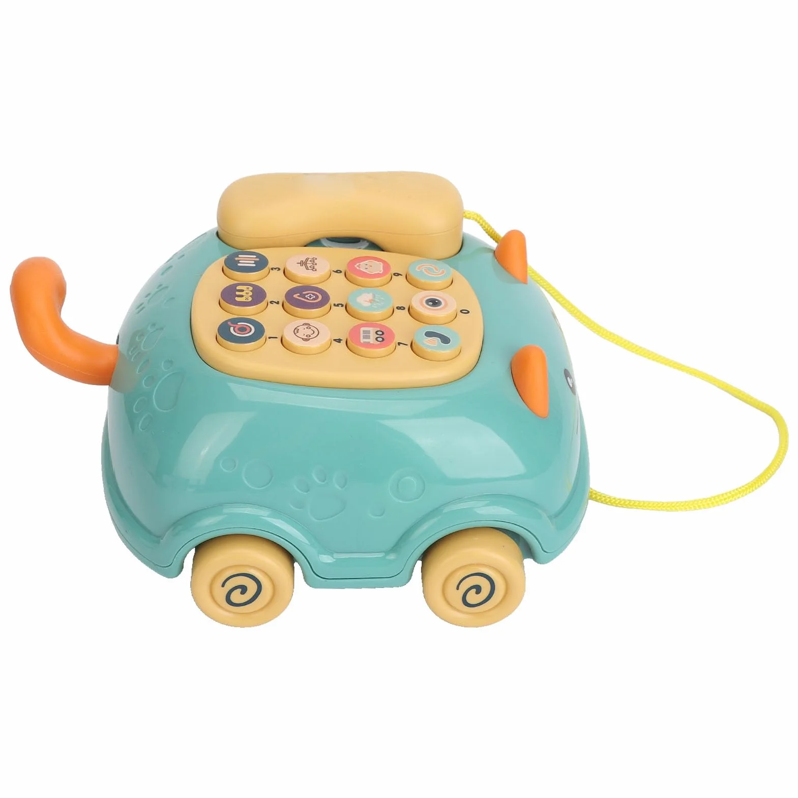 Sorandy Zabawka Telefoniczna dla Niemowląt, 12 Klawiszy Baby Piano Music Light Toy, Symulowana Muzyka Edukacyjna Wczesna Nauka dla Chłopców i Dziewcząt Early Education (18 m+)