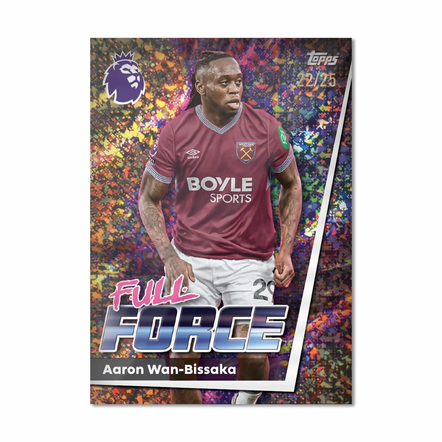 Topps Premier League 2026 - Debut Edition - Golden Boot Tin - zawiera 57 kart, w tym 7 ekskluzywnych kart Golden Boot LE
