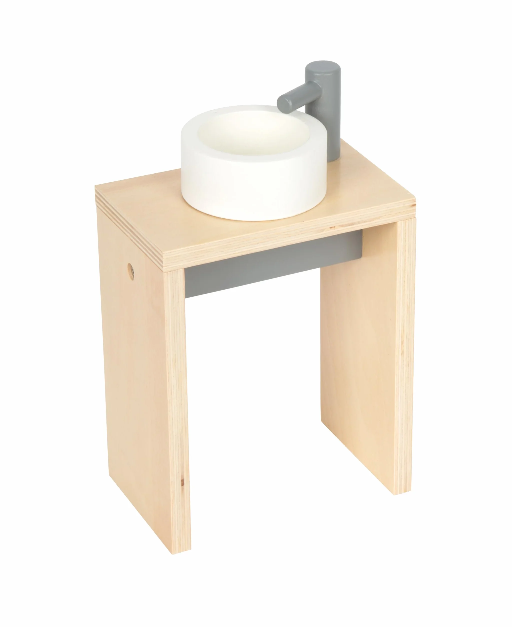 Mały domek dla lalek Villa XL, 3-piętrowy domek dla lalek z windą, dla lalek do 30 cm, skala 1:6, imitacja drewna, 12730