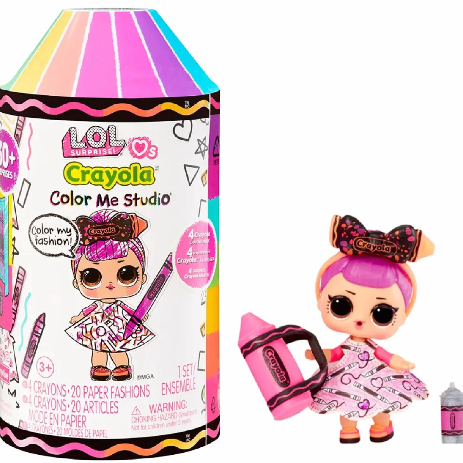 L.O.L. Surprise! Colour Me Studio Crayola Zabawka, Wielokolorowy, Od 3 Lat
