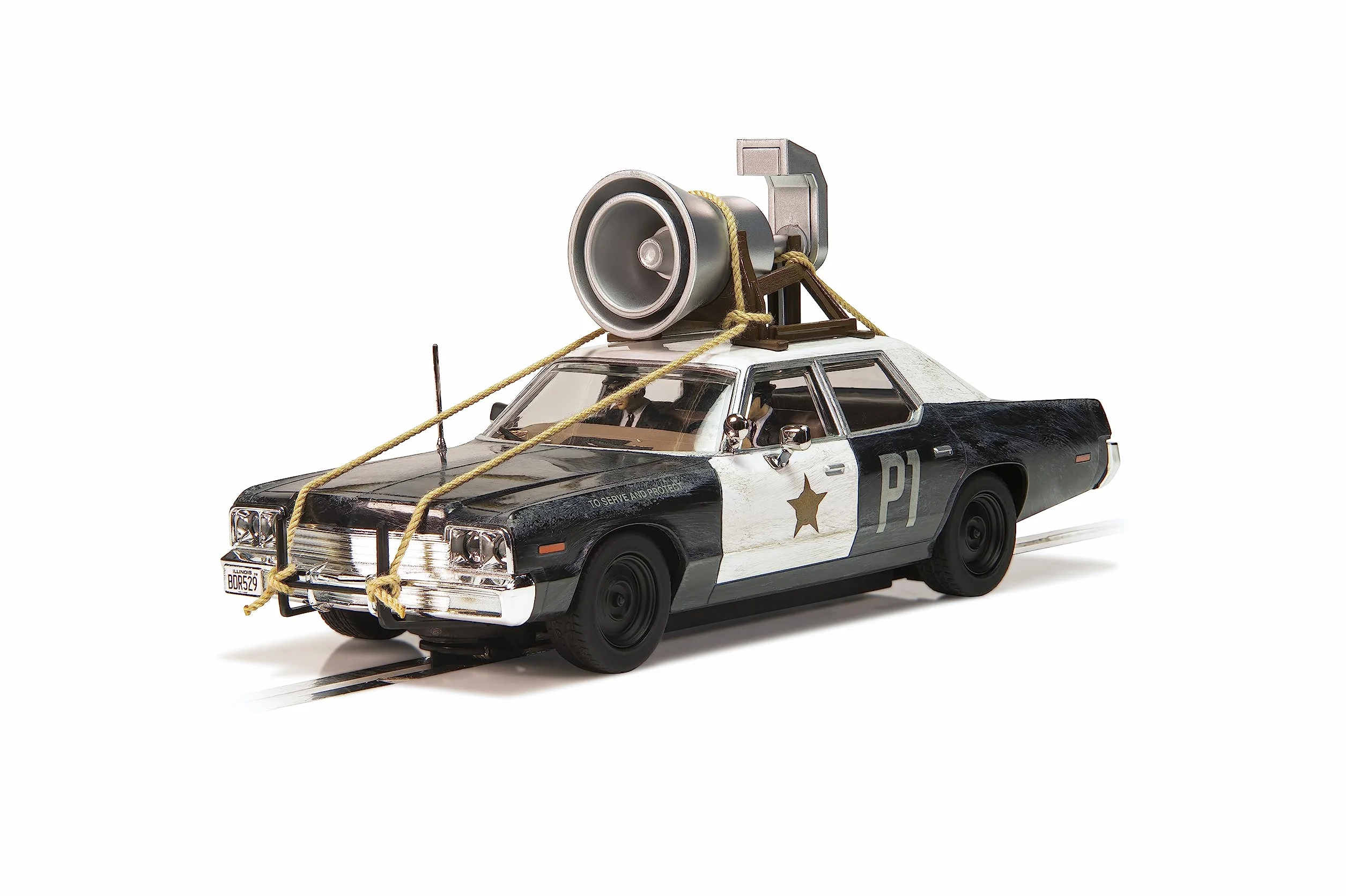 Scalextric C4322 Blues Brothers Dodge Monaco - Bluesmobile. Film i TV Slot Car, niebieski
