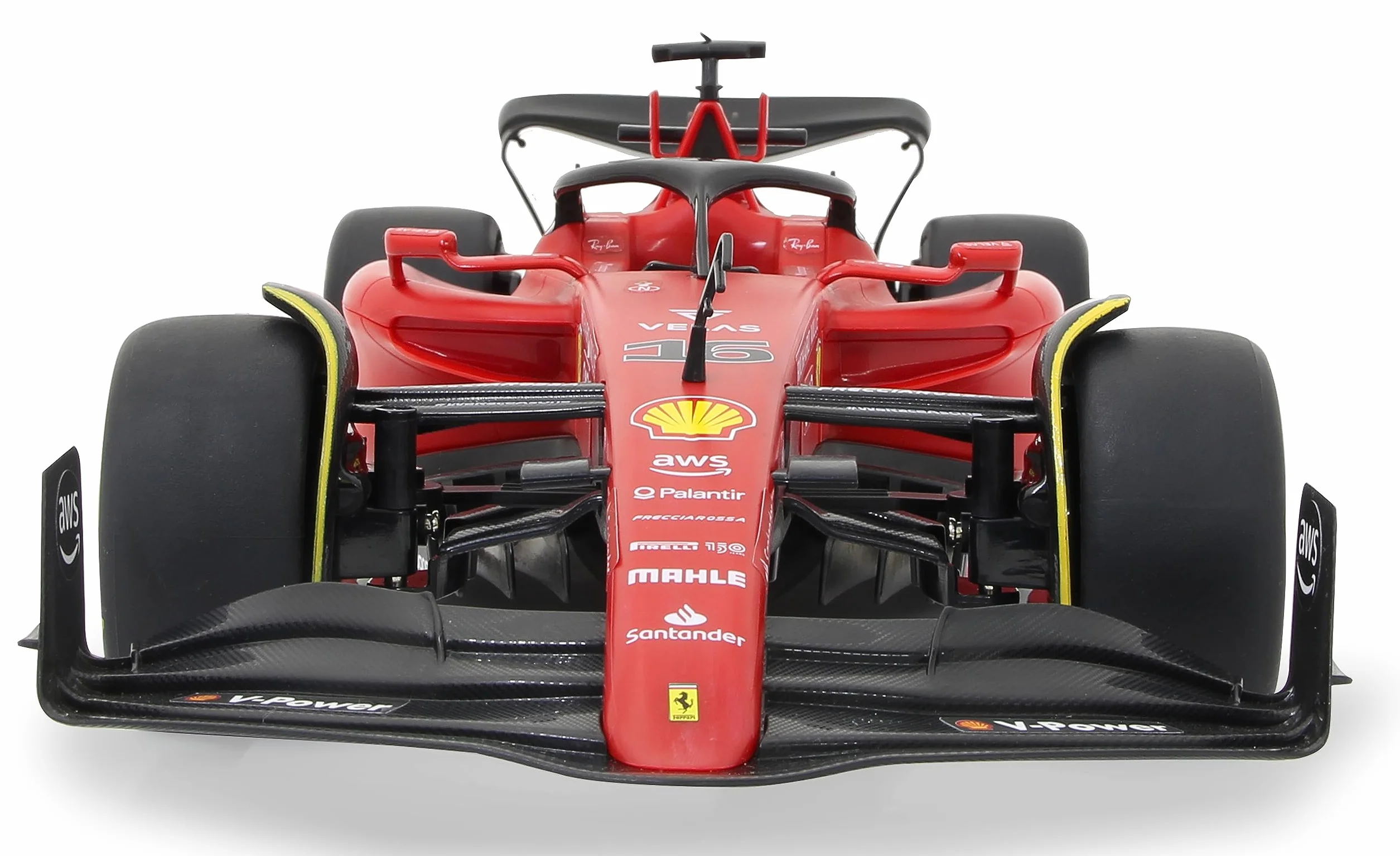 JAMARA Ferrari F1-75 1:12 2,4 GHz – 2,4 GHz dla wielu graczy, oficjalnie licencjonowany, wierne lakierowanie, samochód RC