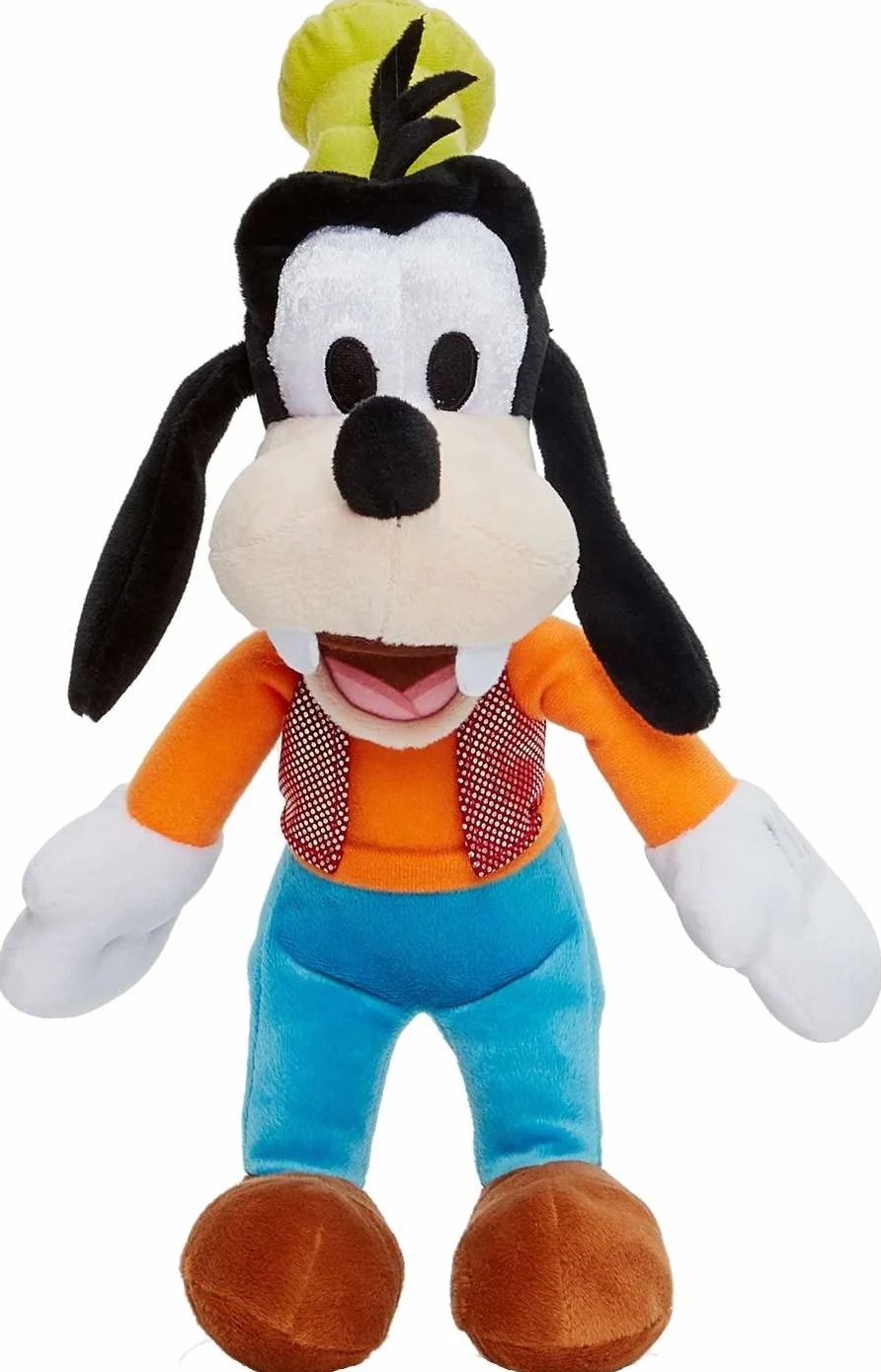 Simba 6315870264 Disney Pies Goofy 25 cm Oficjalna licencjonowana Przytulanka, miękki przyjaciel najsławniejszej myszki Miki, odpowiednia dla niemowląt od pierwszych miesięcy życia, od 0 miesiąca