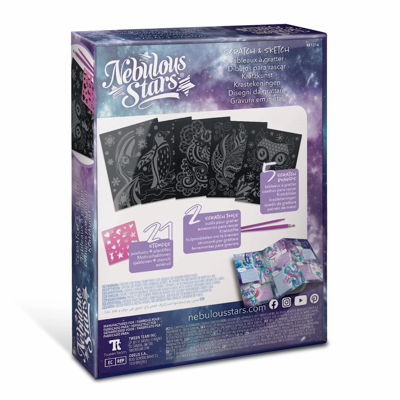 Nebulous Stars Scratch and Sketch Art Kit