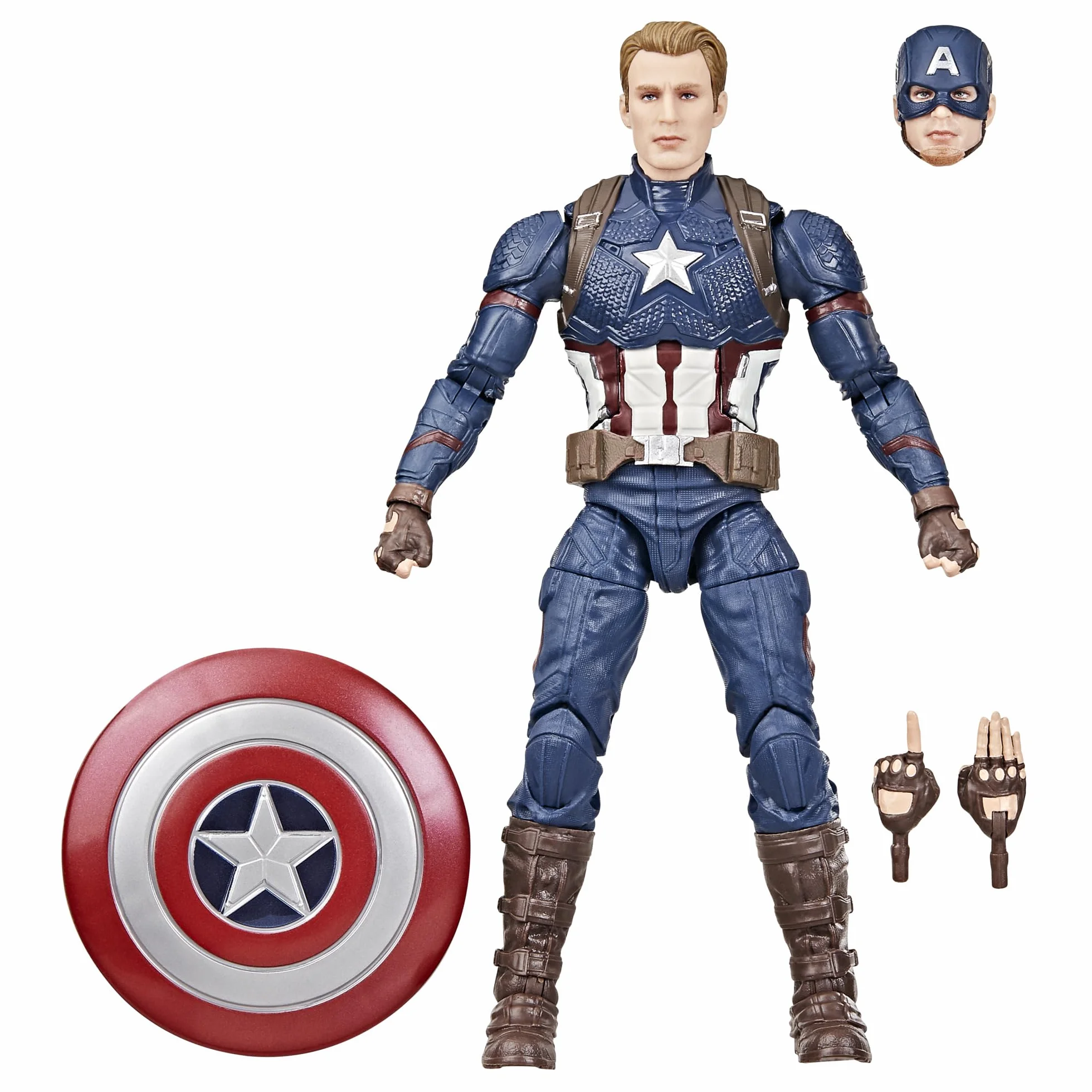 Hasbro Marvel Kapitan Ameryka z Serii Marvel Legends, 15-Centymetrowa Figurka Kolekcjonerska z Filmu Avengers: Koniec Gry