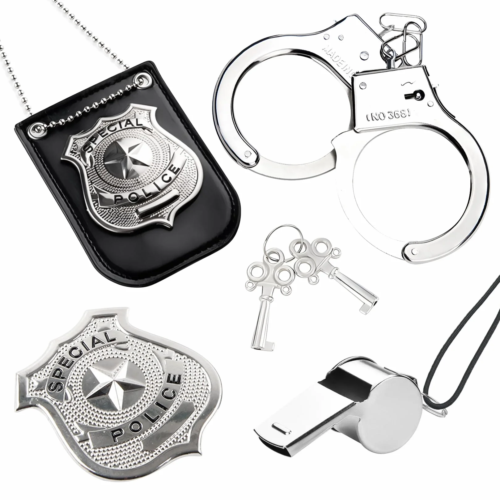 5 sztuk kostium policyjny akcesoria dla dzieci kajdanki insygnia dzieci policja zabawki dla cosplay karnawał Halloween kostium policja kostium dzieci akcesoria