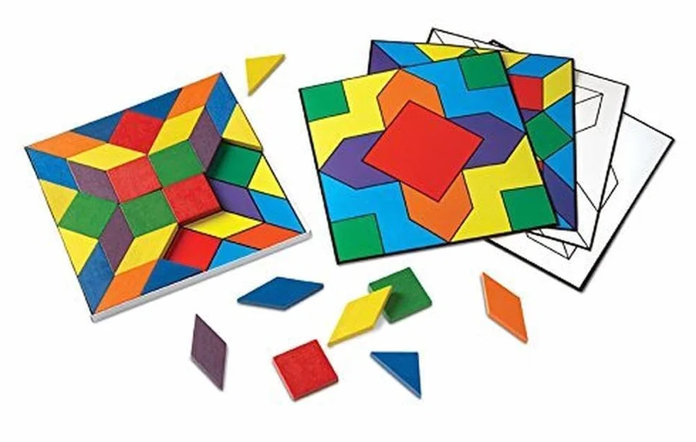 Learning Resources Parkiet Bloki & Karta 32-Kawałek Zestaw