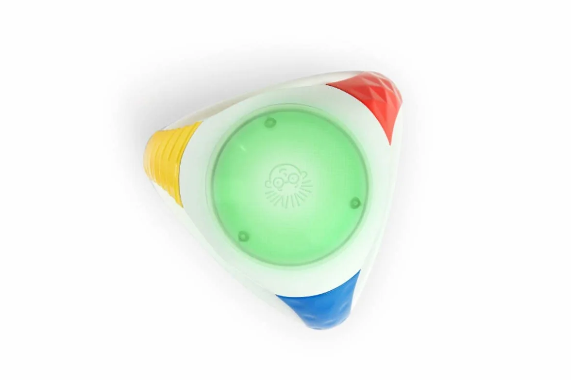 Baby Einstein 12084 Curiosity Kaleidoscope, elektroniczna zabawka ze światłami i muzyką, uczy kolorów w trzech różnych językach, wielokolorowa, 680 g