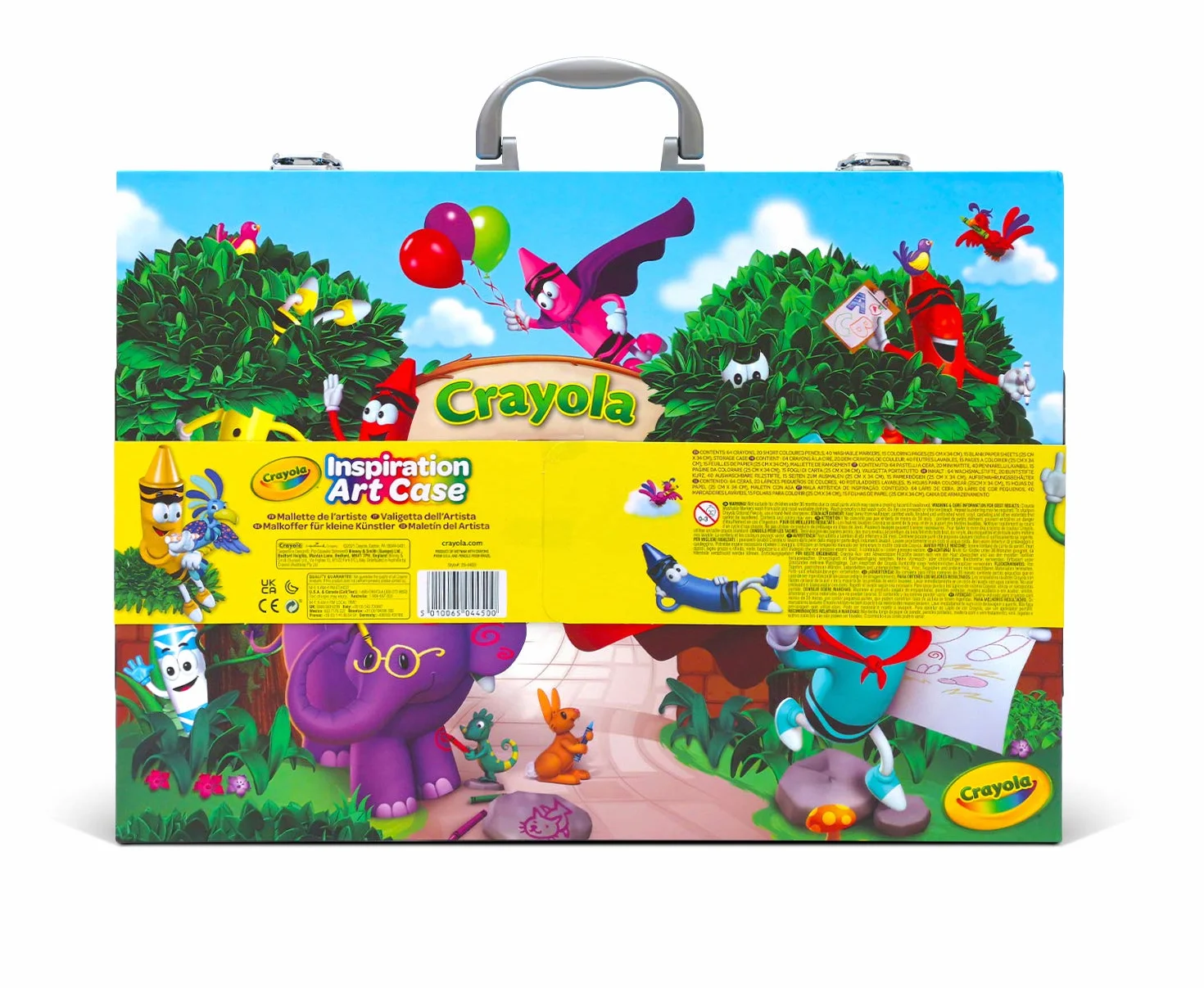 CRAYOLA - Teczka Artystyczna, 155 sztuk, prezent dla dzieci, zajęcia kreatywne, wiek 4+