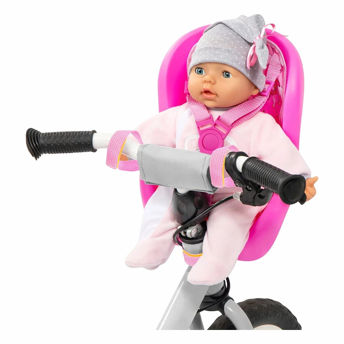 Bayer Design 67300AA Bike Seat, Fotelik rowerowy dla lalek, różowy