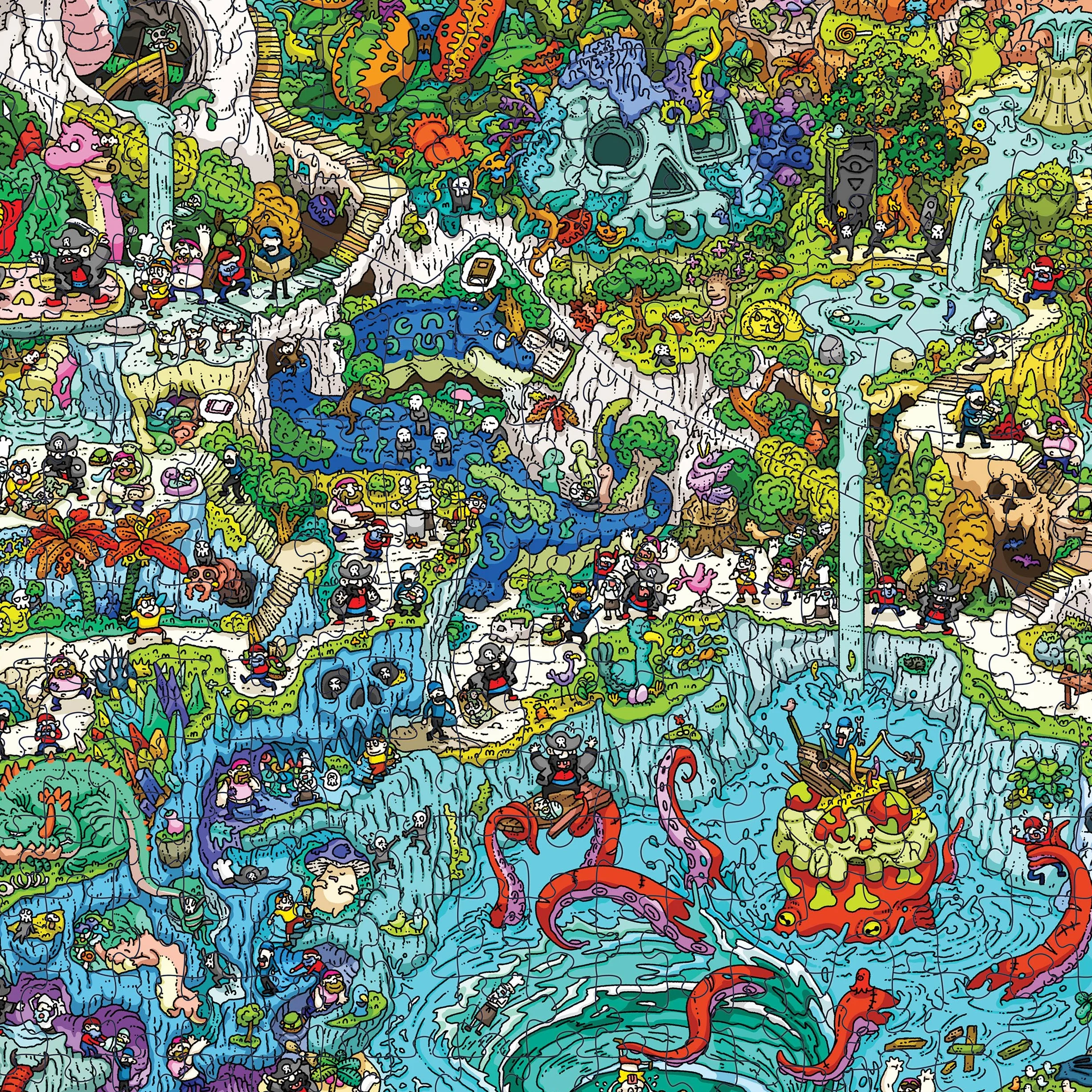Die Peckish Pirates • 1000 elementów Puzzle aus Der Magic Puzzle Company • Seria Czwarta