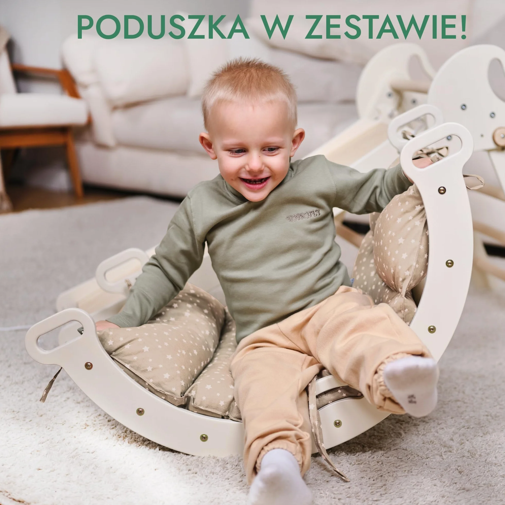 Goodevas 5-w-1 Montessori zabawka wspinaczkowa Indoor z drewna z zjeżdżalnią – trójkąt wspinaczkowy Montessori dla dzieci od 1 roku, wewnętrzny plac zabaw dla niemowląt, wewnętrzne zabawki