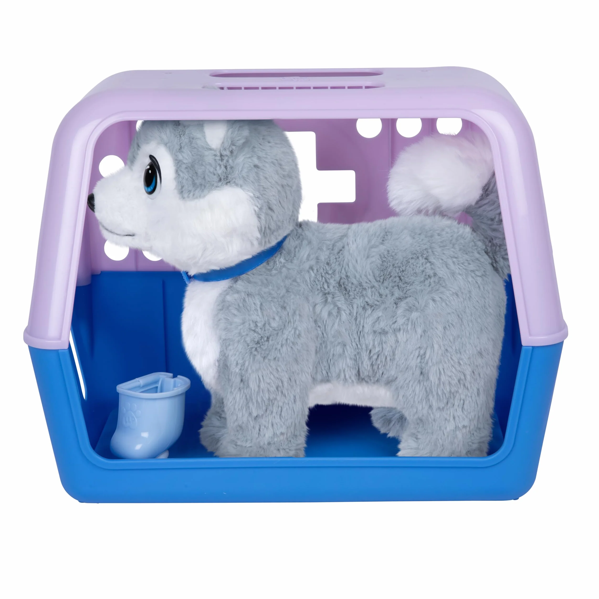 Little Live Pets Ouchies Aspen – ekskluzywny interaktywny szczeniak Husky z 50+ dźwiękami i reakcjami, w zestawie zestaw weterynaryjny i torba do noszenia, od 4 lat