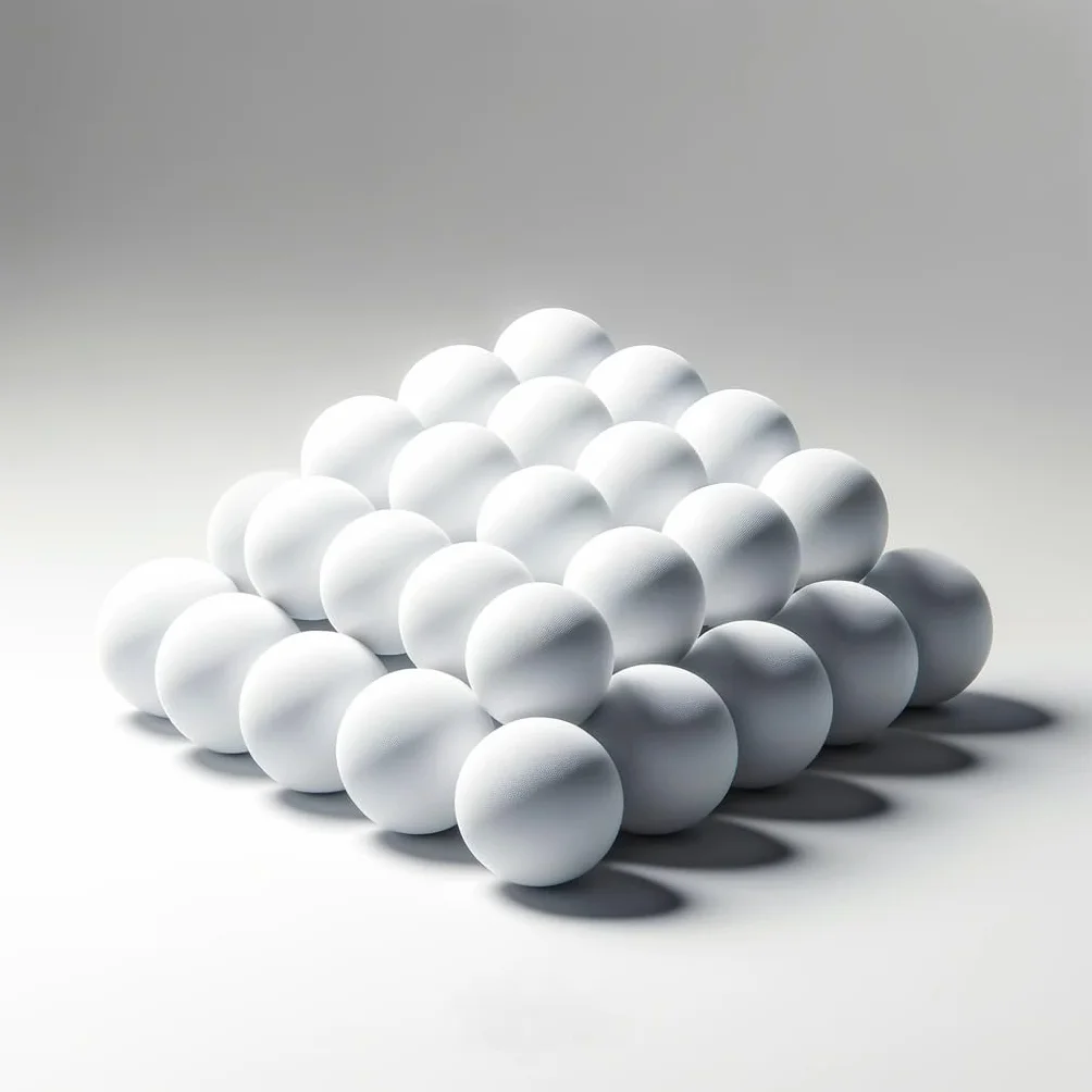The Twiddlers - 50 White Ping Pong Balls for Crafts, Table Tennis and Beer Pong