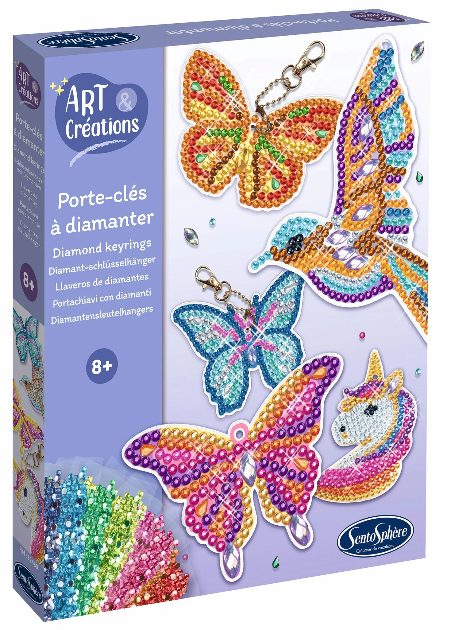 Art & Creations DIAMENTOWY breloczek do kluczy