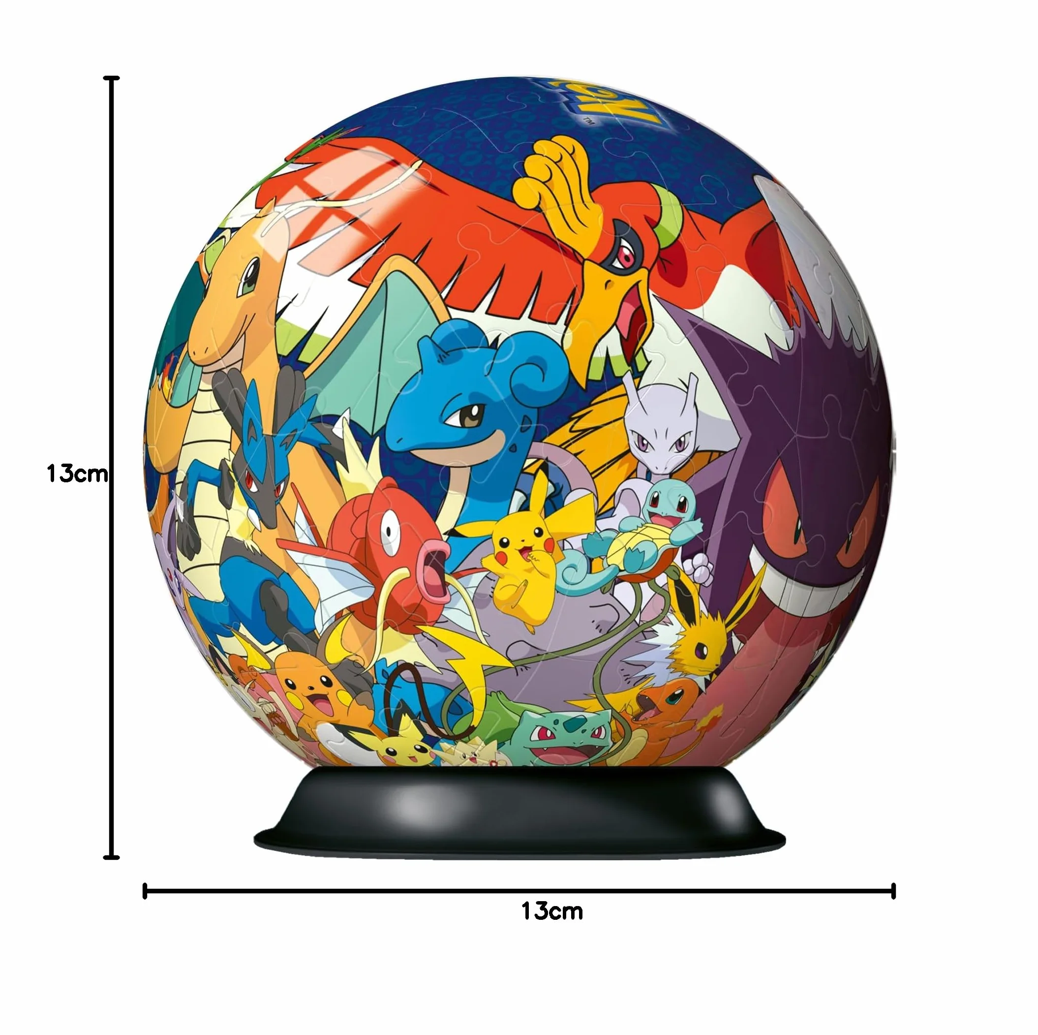 Ravensburger Puzzle 3D Kula: Pokemon 72 el.