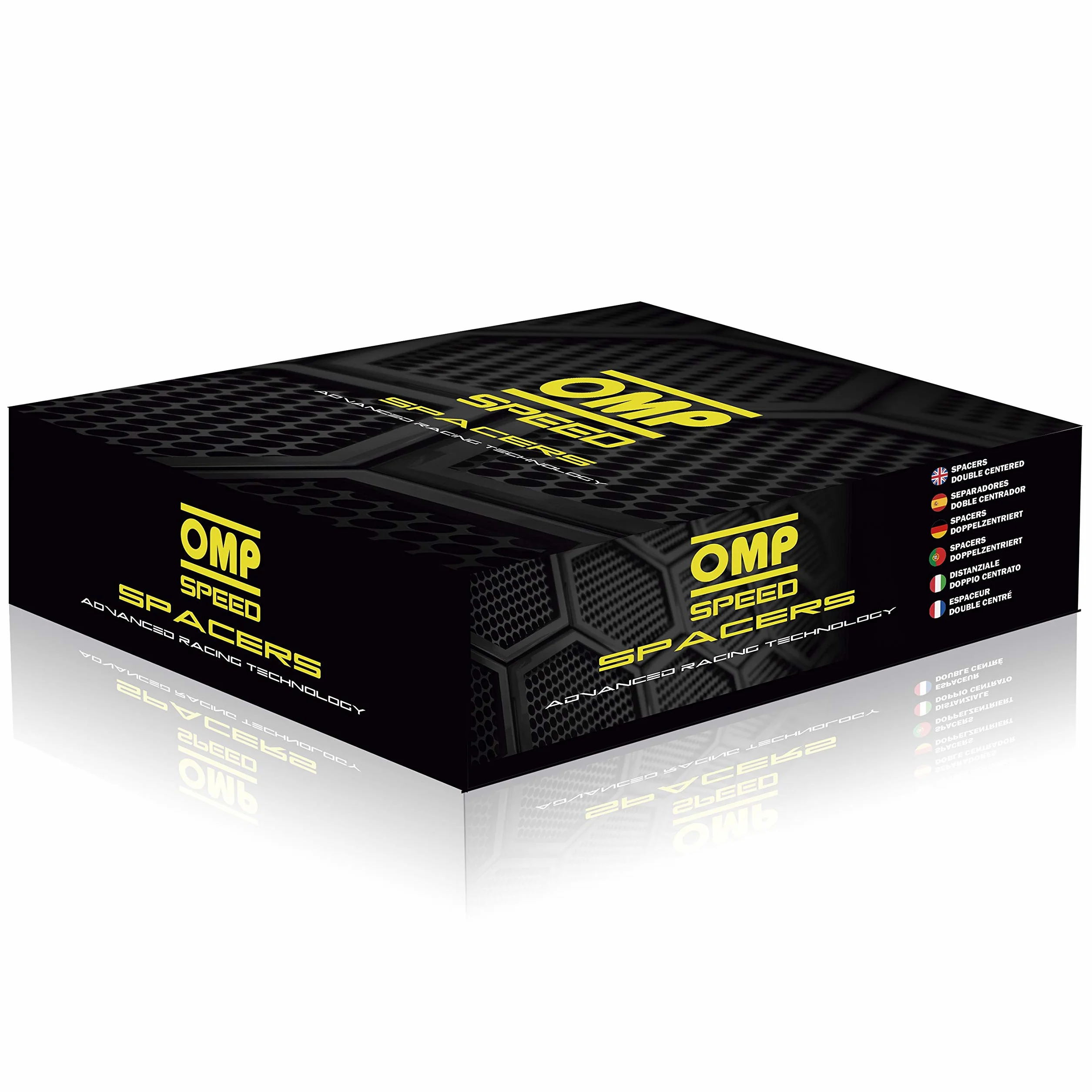 OMP Speed Zestaw Dystanse Grubość: 5mm PCD: 5X114.3 CB.H: 66.1 OD: 139 Szpilki M12X1.25+14X1.5 Stożek Stożek Kolor Czarny