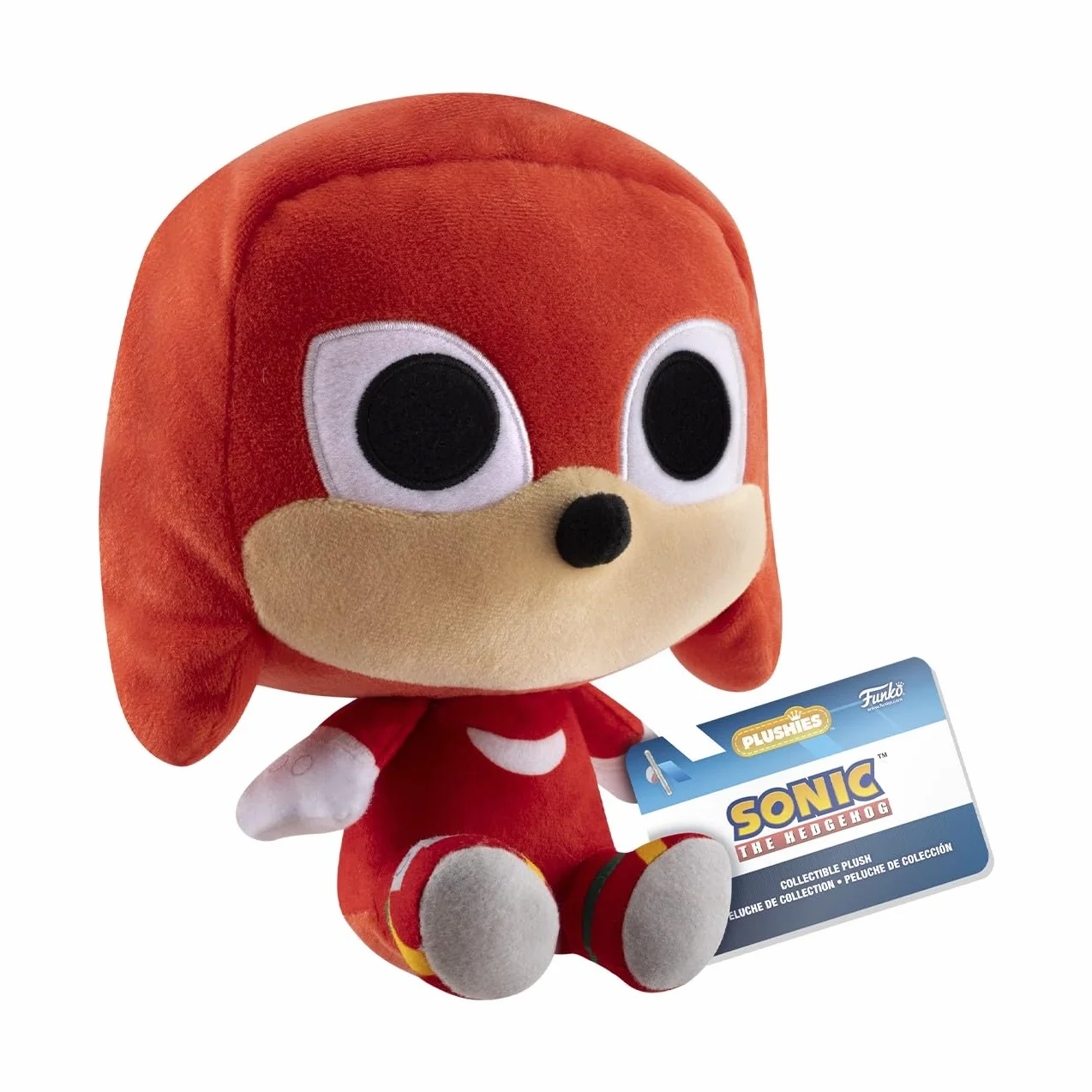 Funko Pop! Plush: Sonic - Knuckles The Echidna - () - Sonic The Hedgehog - kolekcjonerska pluszowa zabawka - pomysł na prezent urodzinowy - oficjalny gadżet pluszowy dla dzieci i dorosłych i dziewczyn