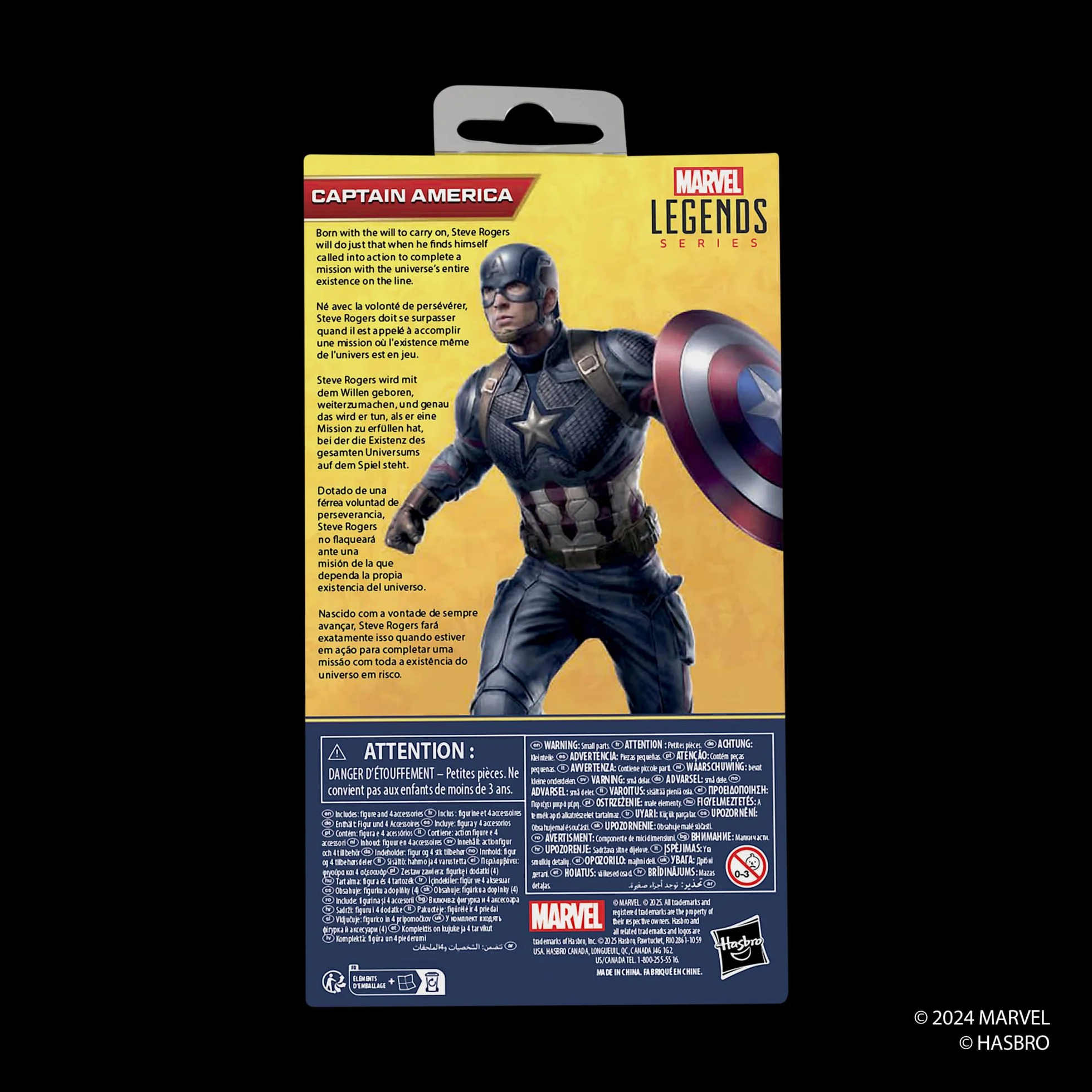 Hasbro Marvel Kapitan Ameryka z Serii Marvel Legends, 15-Centymetrowa Figurka Kolekcjonerska z Filmu Avengers: Koniec Gry
