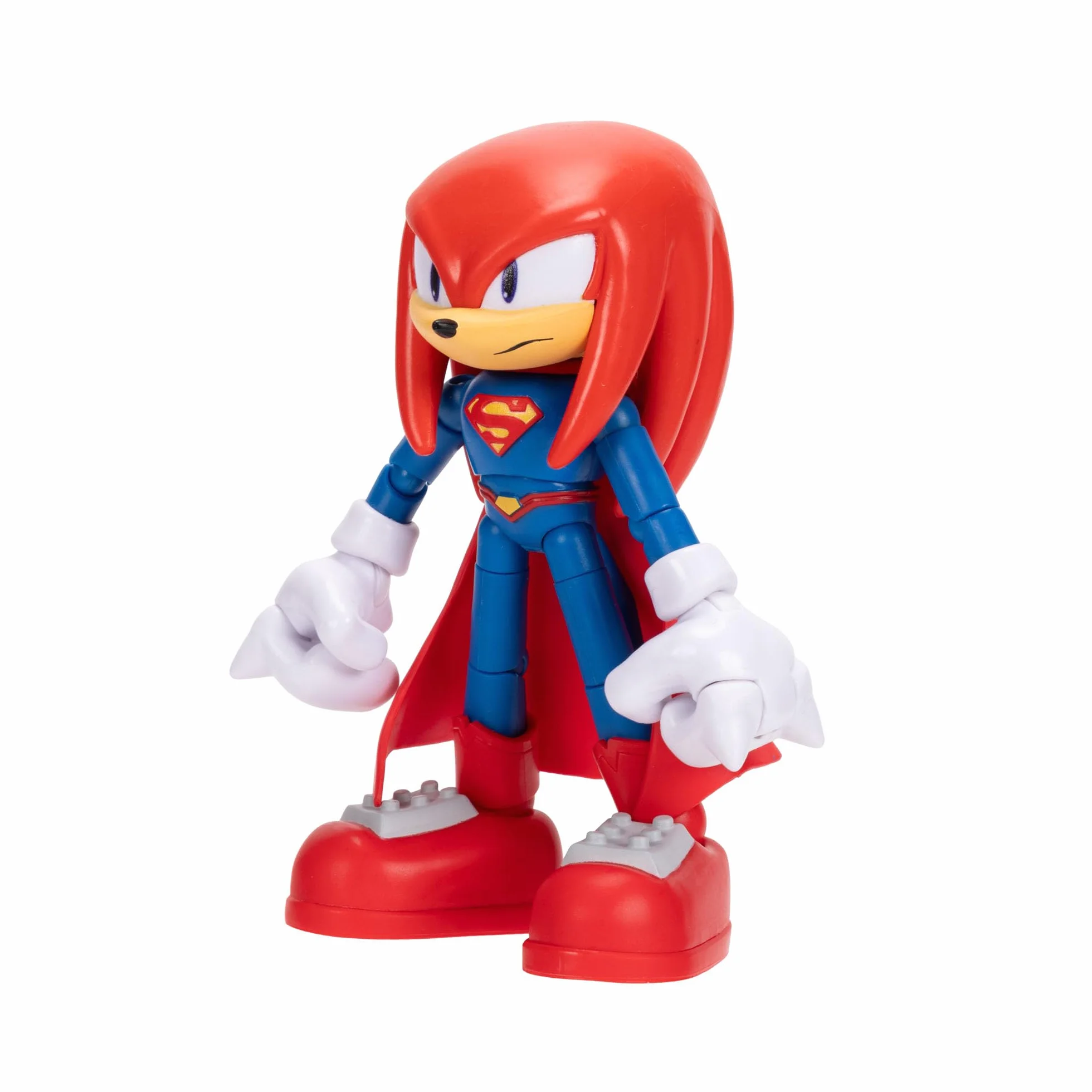 DC x Sonic Knuckles jako Superman, figurka 5" / 13 cm, oficjalna licencja Jakks Pacific, bardzo szczegółowy i szczegółowy design, opakowanie kolekcjonerskie