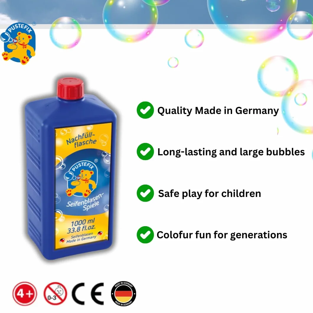 Pustefix Maxi 1 Płyn Do Baniek Mydlanych, 1000 ml, 420869725