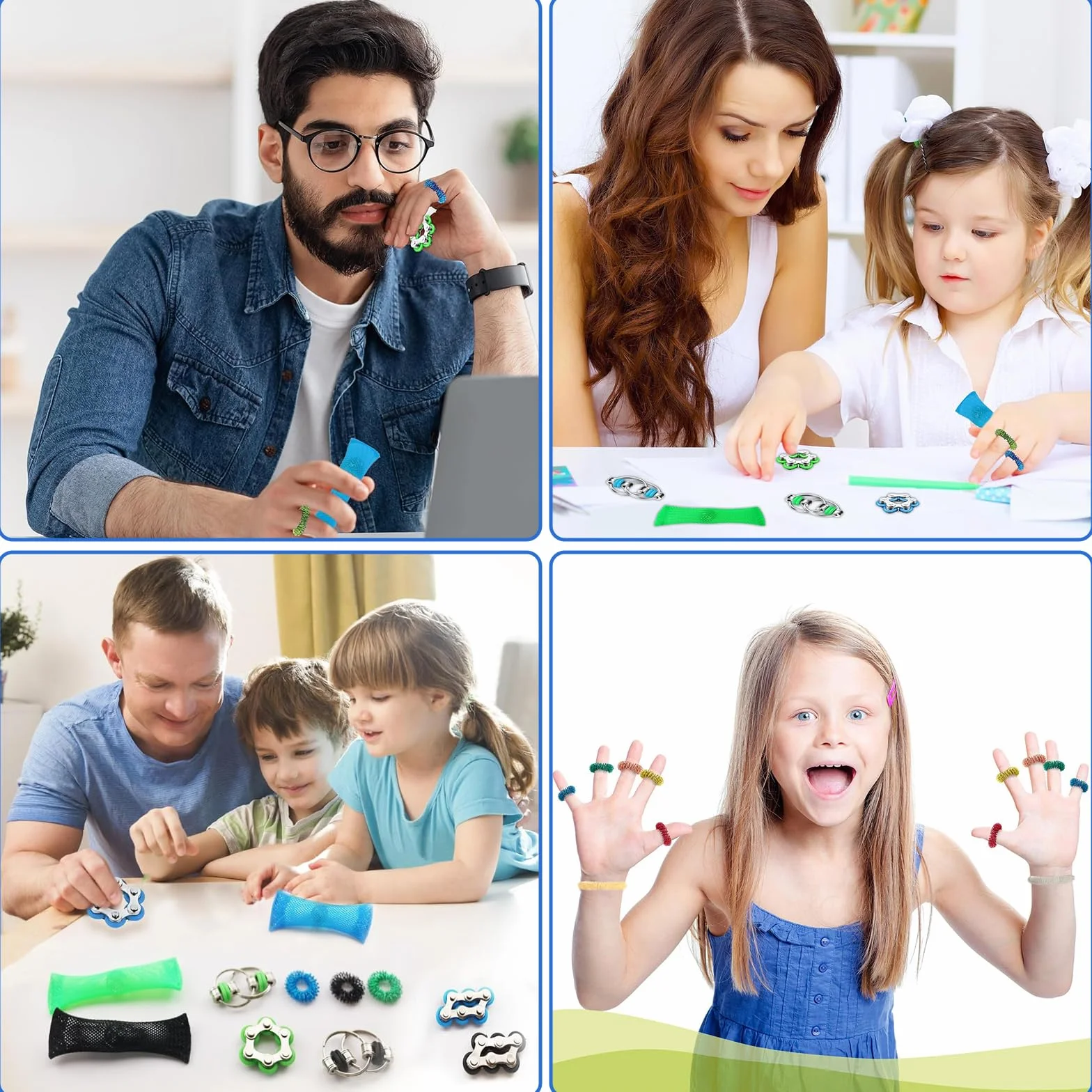 Zestaw zabawek fidget Toys, 16 sztuk