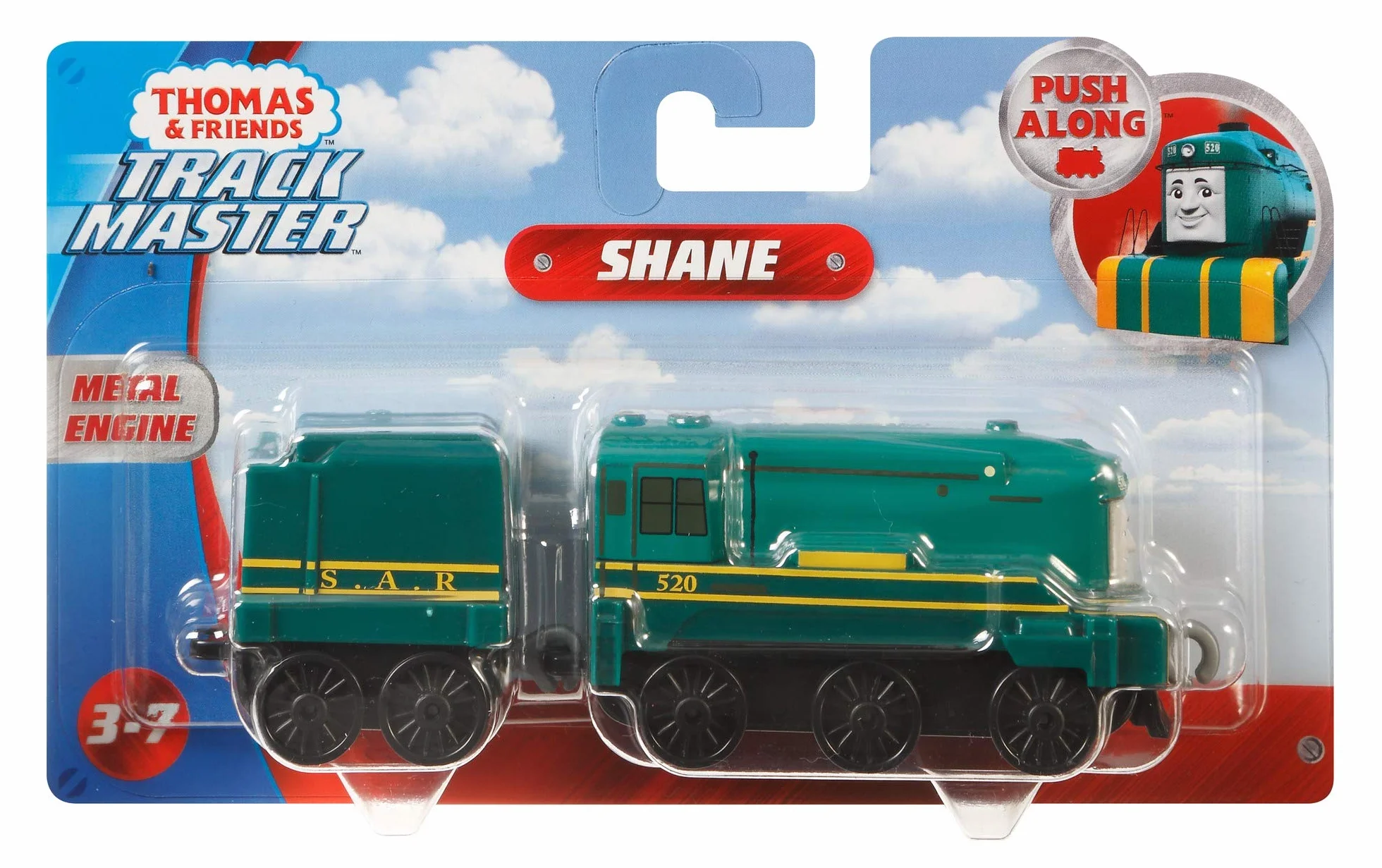 Thomas & Friends FXX17 Track Master Shane duży silnik z odlewanego ciśnieniowo metalu
