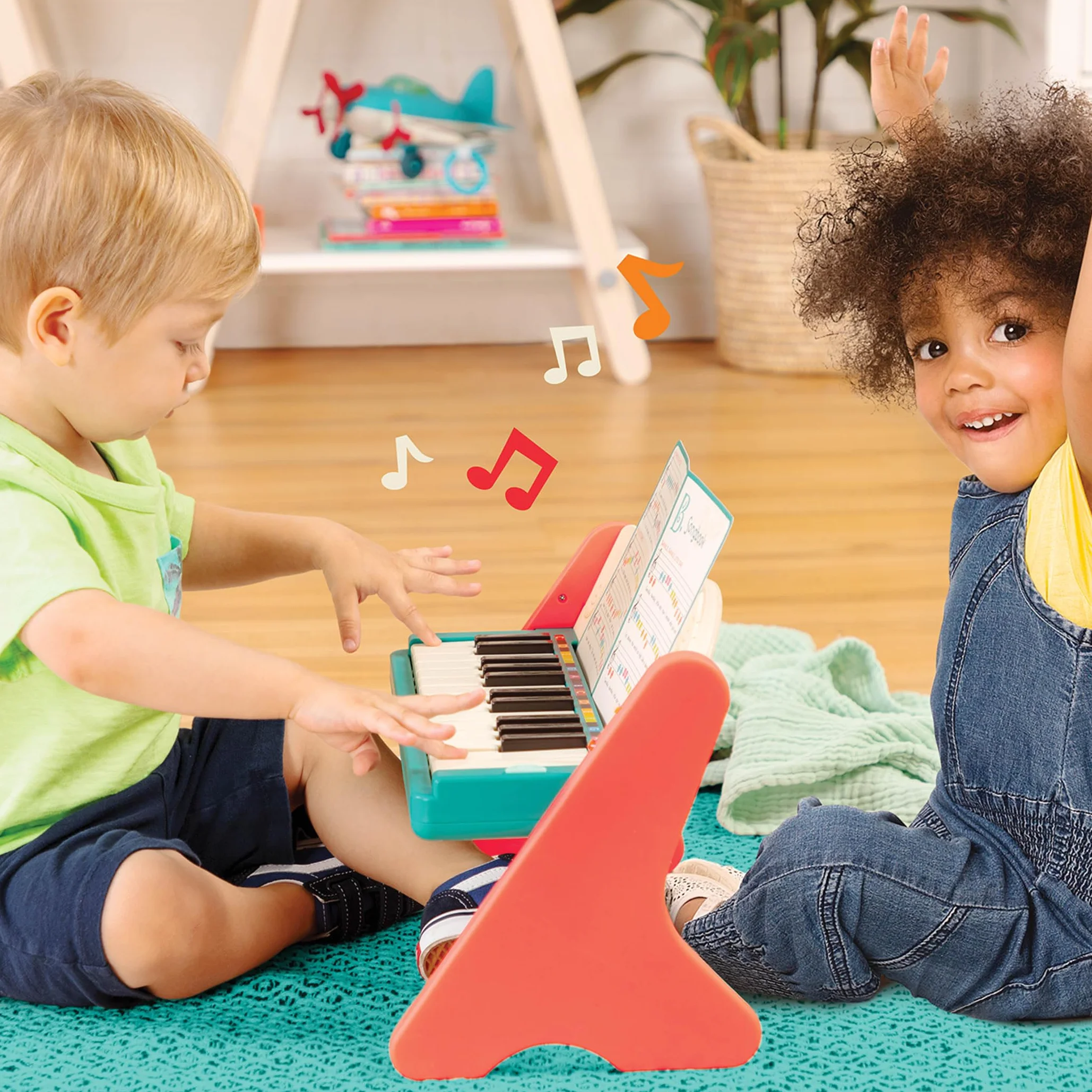 B. toys by Battat BX1819Z Drewniane pianino Mini Maestro - Od 3 lat