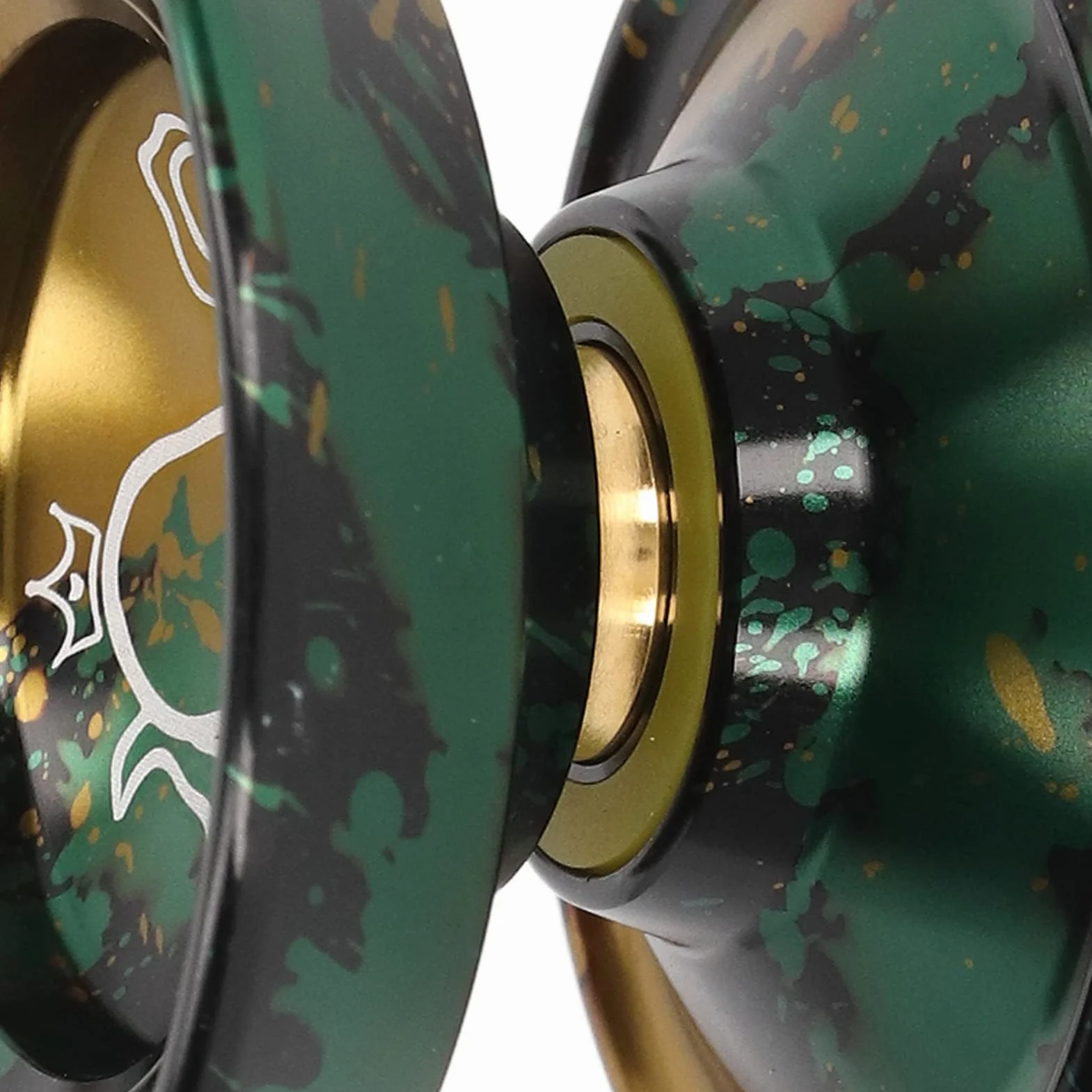 Marhynchus Premium Niereagujący Metal Aluminium Aluminium Yoyo Professional Yoyo z potężną stabilnością Rotacji dla Dzieci Dorosłych Początkujący Zaawansowani Gracze (czarne złoto)