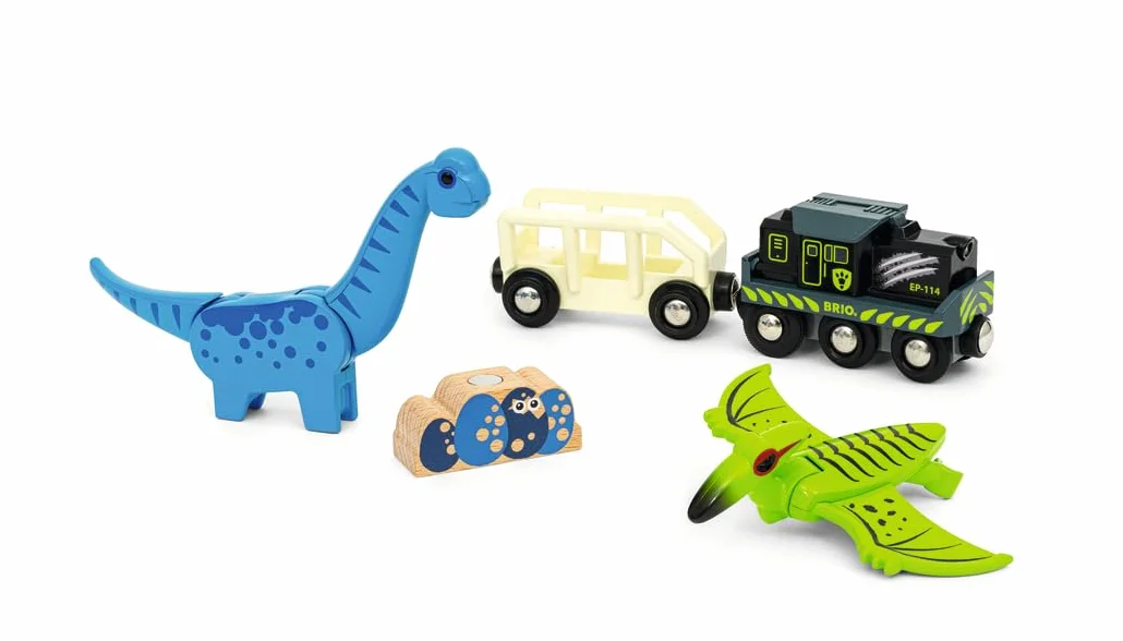 BRIO World - Dinosaurier Batteriezug