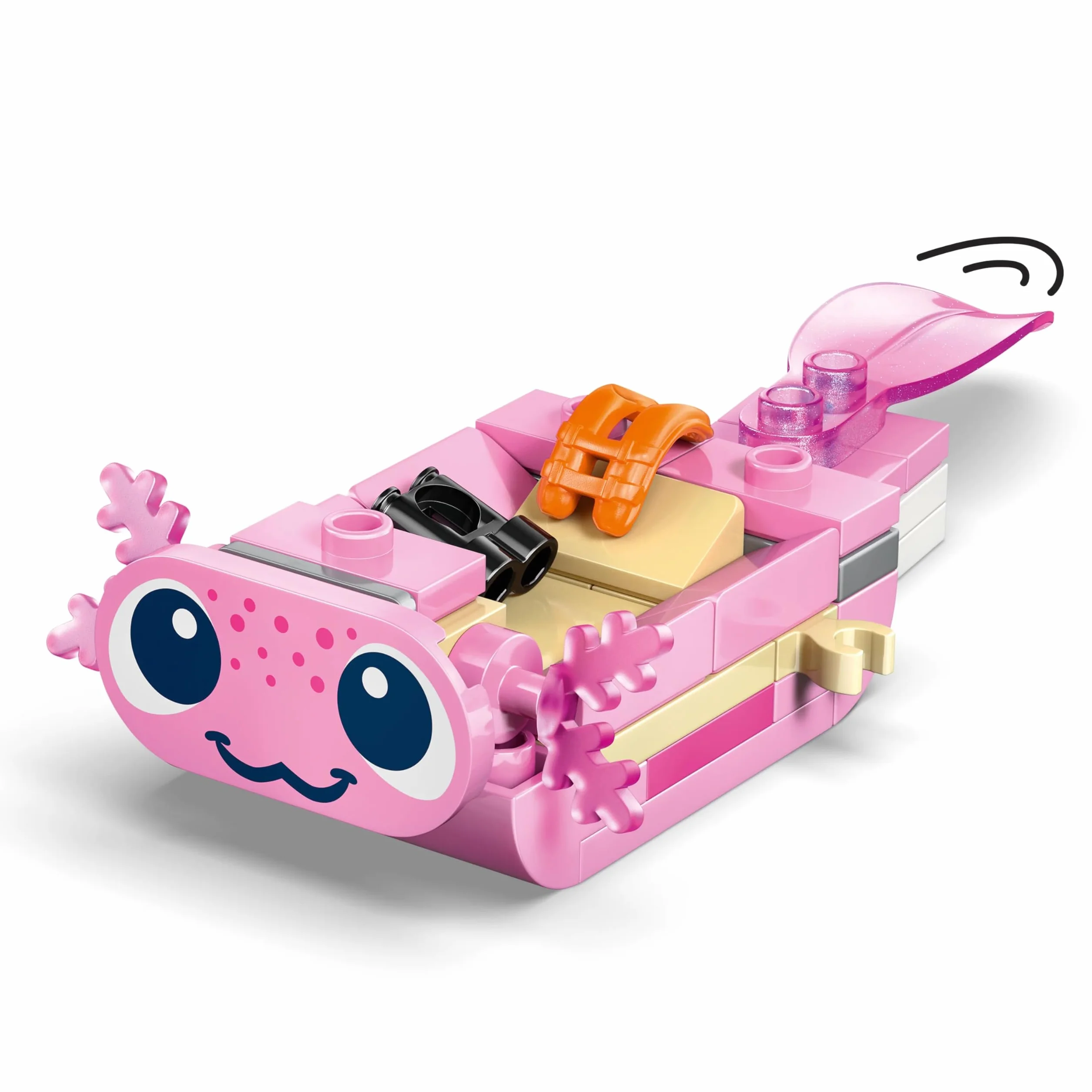 LEGO Friends Przygoda na aksolotlowej łodzi, klocki dla 5-latki z łódką, minilaleczką i mikrolaleczką, zabawka dla dziecka do odgrywania ról, pomysł na prezent dla dziewczynki od 5 lat i chłopca 42681