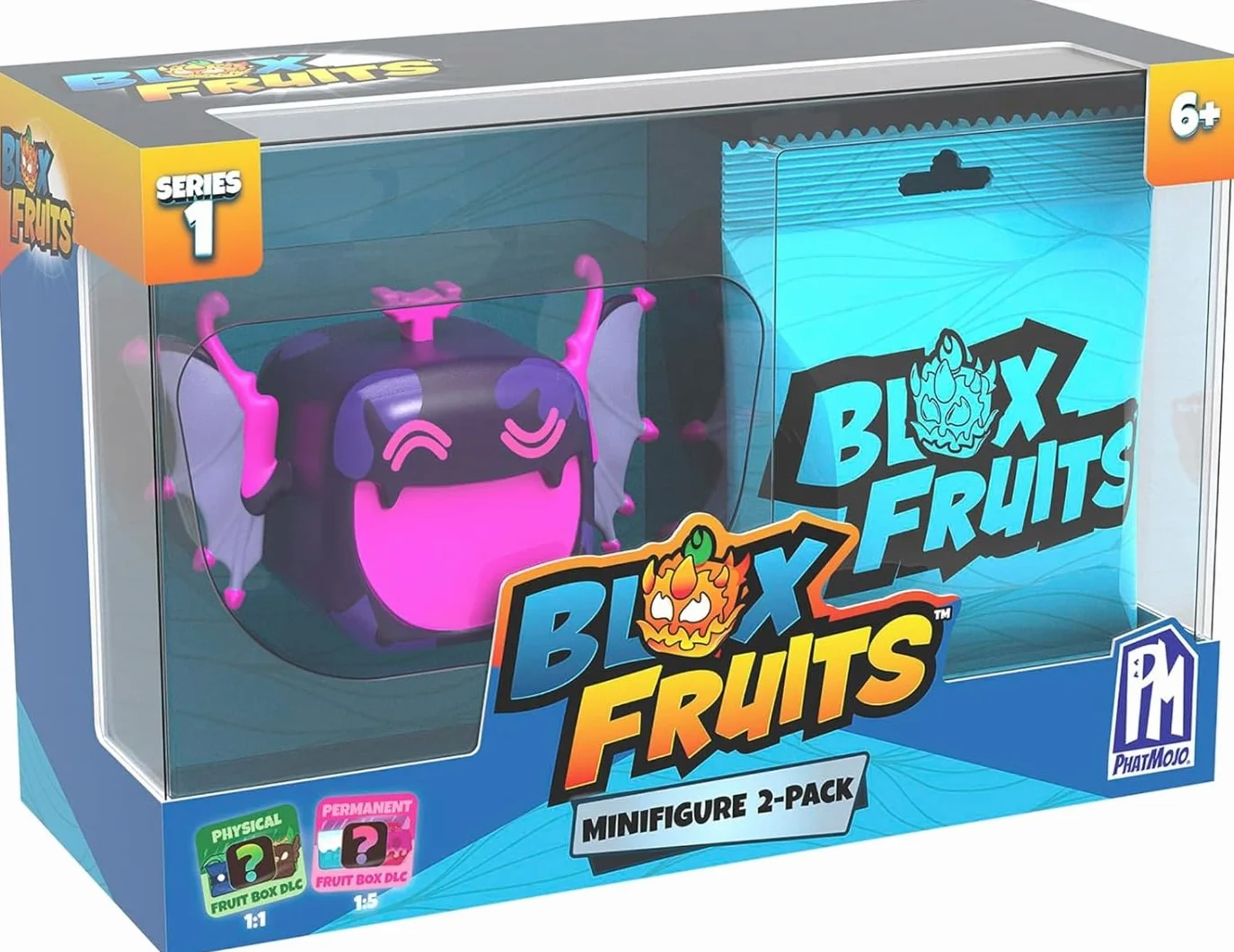 Blox Fruits Kolekcjonerska mini figurka 2 szt., [Multiplecolorsrelatedtobloxfruitstheme]