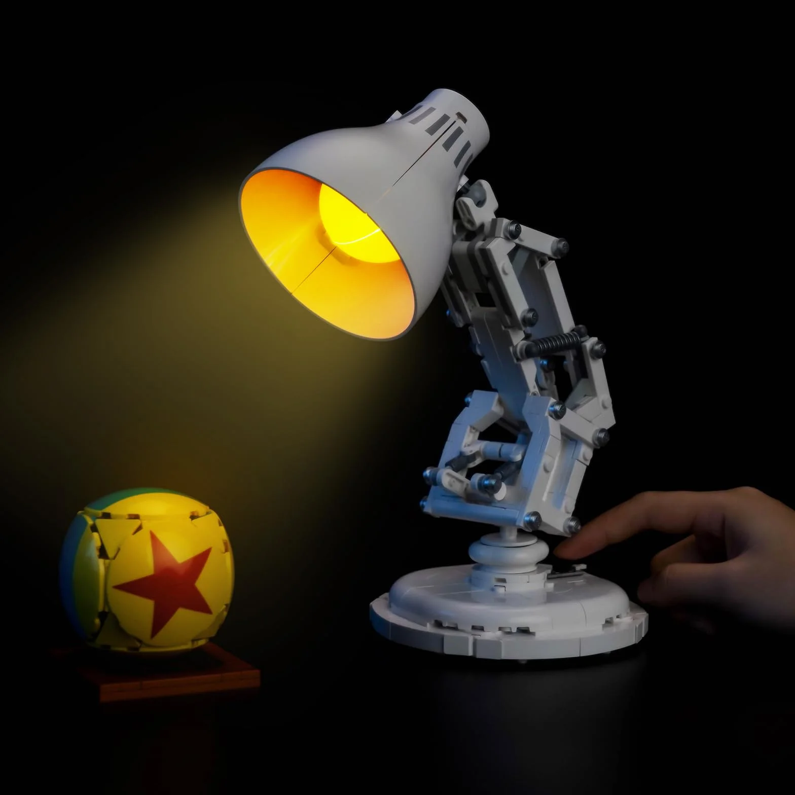 Zestaw oświetlenia LED kompatybilny z Lego Ideas D isney P ixar Luxo Jr. 21357 (nie model), zestaw oświetleniowy kompatybilny z Lego Ideas, D'isney P ixar Luxo Jr. kreatywna zabawka
