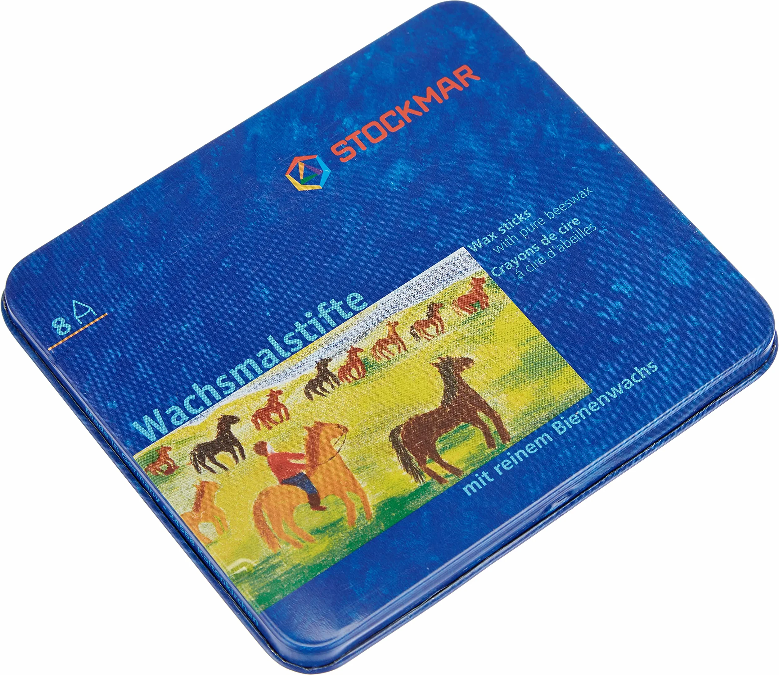 Stockmar 31000 Kredki Świecowe Wielokolorowe 8 Sztuk