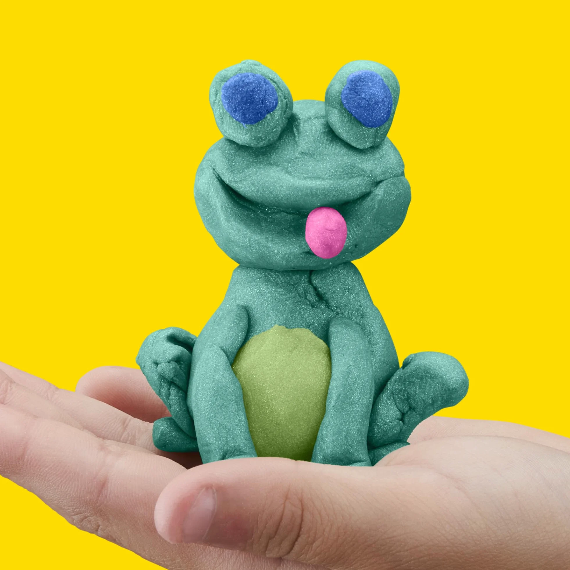 Play-Doh Sześciopak z kolekcją błyszczącej ciastoliny Play-Doh, plastyczne zabawy dla dzieci