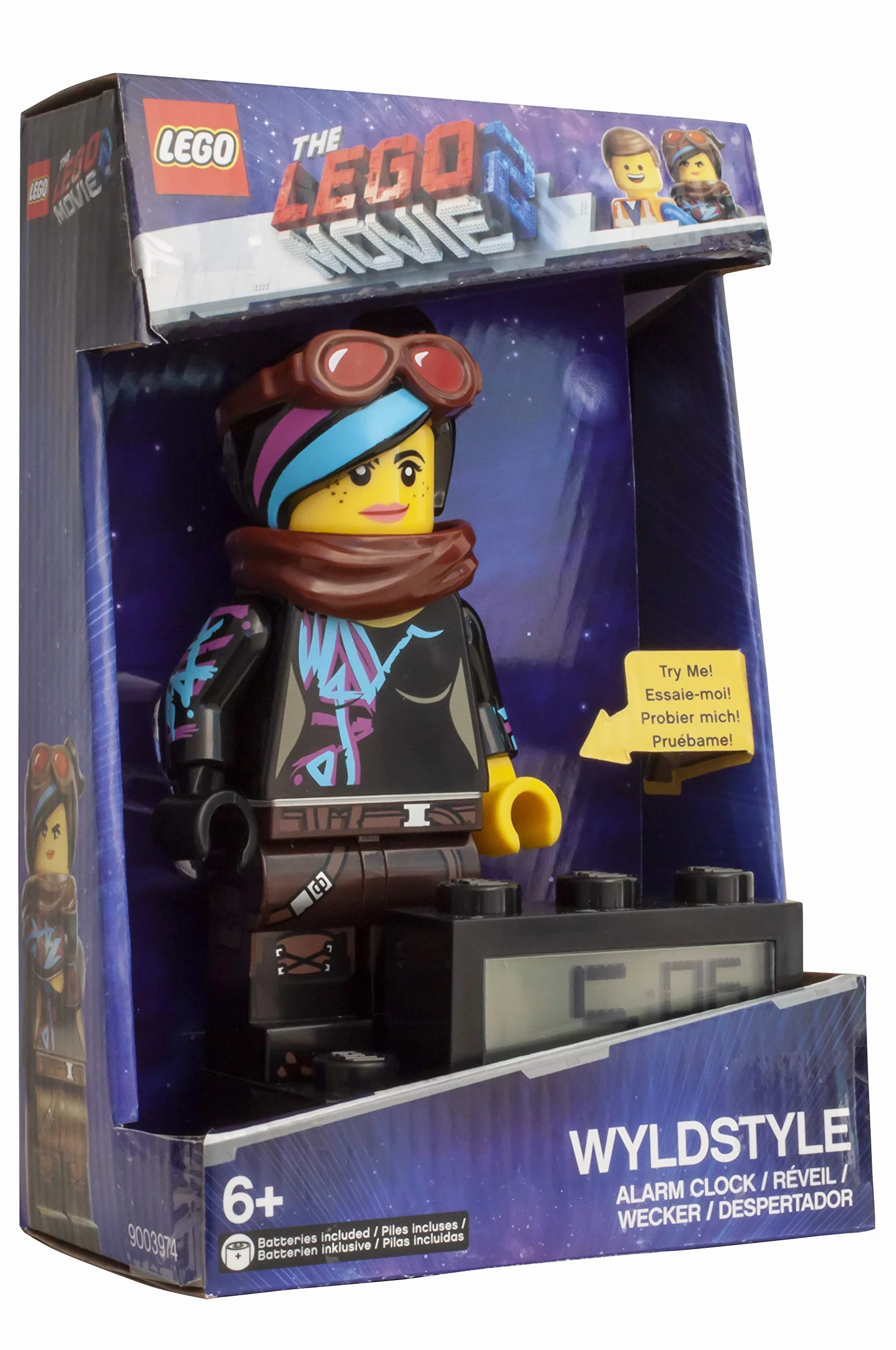 LEGO Film 2 9003974 Wyldstyle dziecięcy miniaturowy budzik